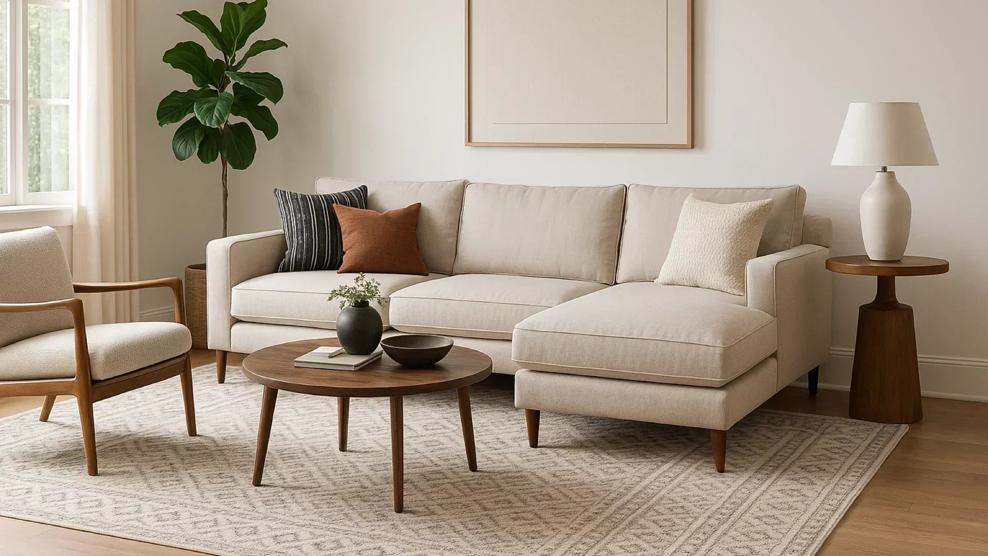 How to Style a Rug in a Living Room Like a Designer