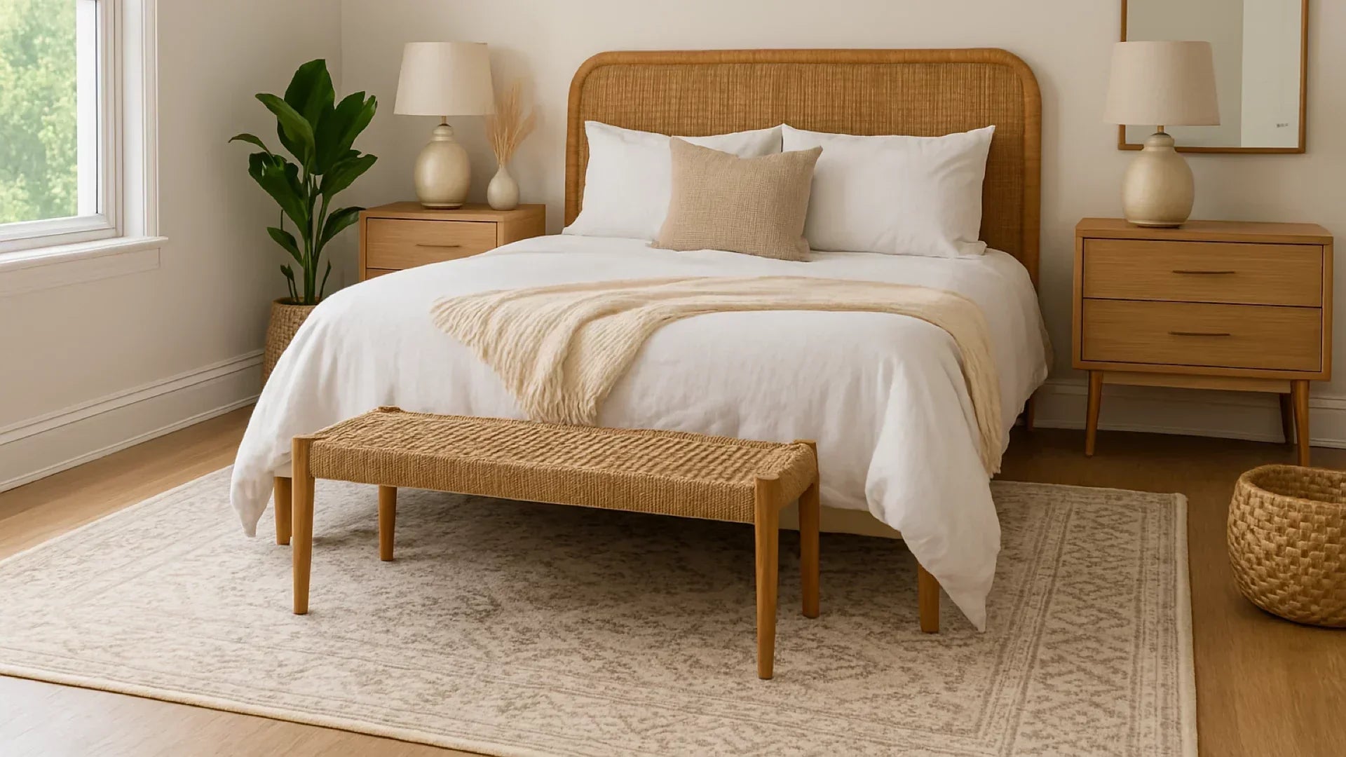 Rug Styling Tips for Bedrooms: Cozy, Calm & Cohesive
