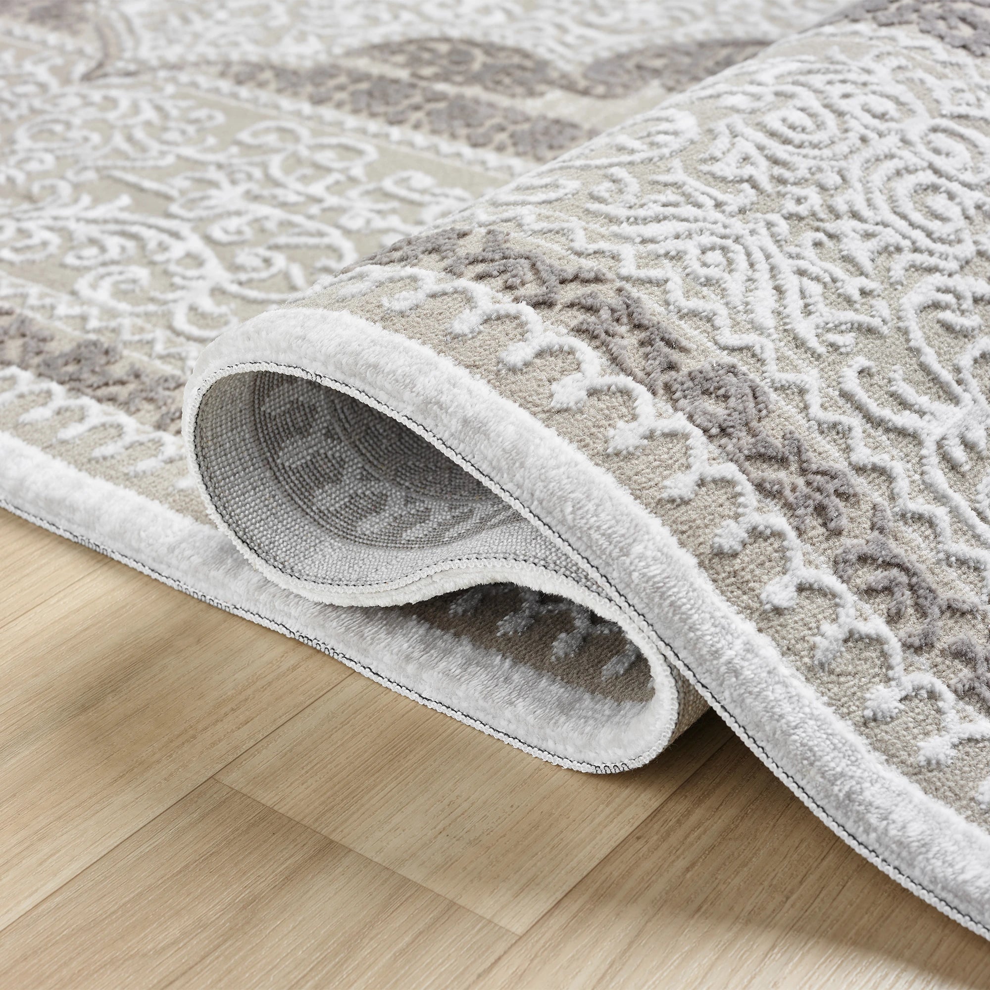 Класичний м'який килимок медальйон