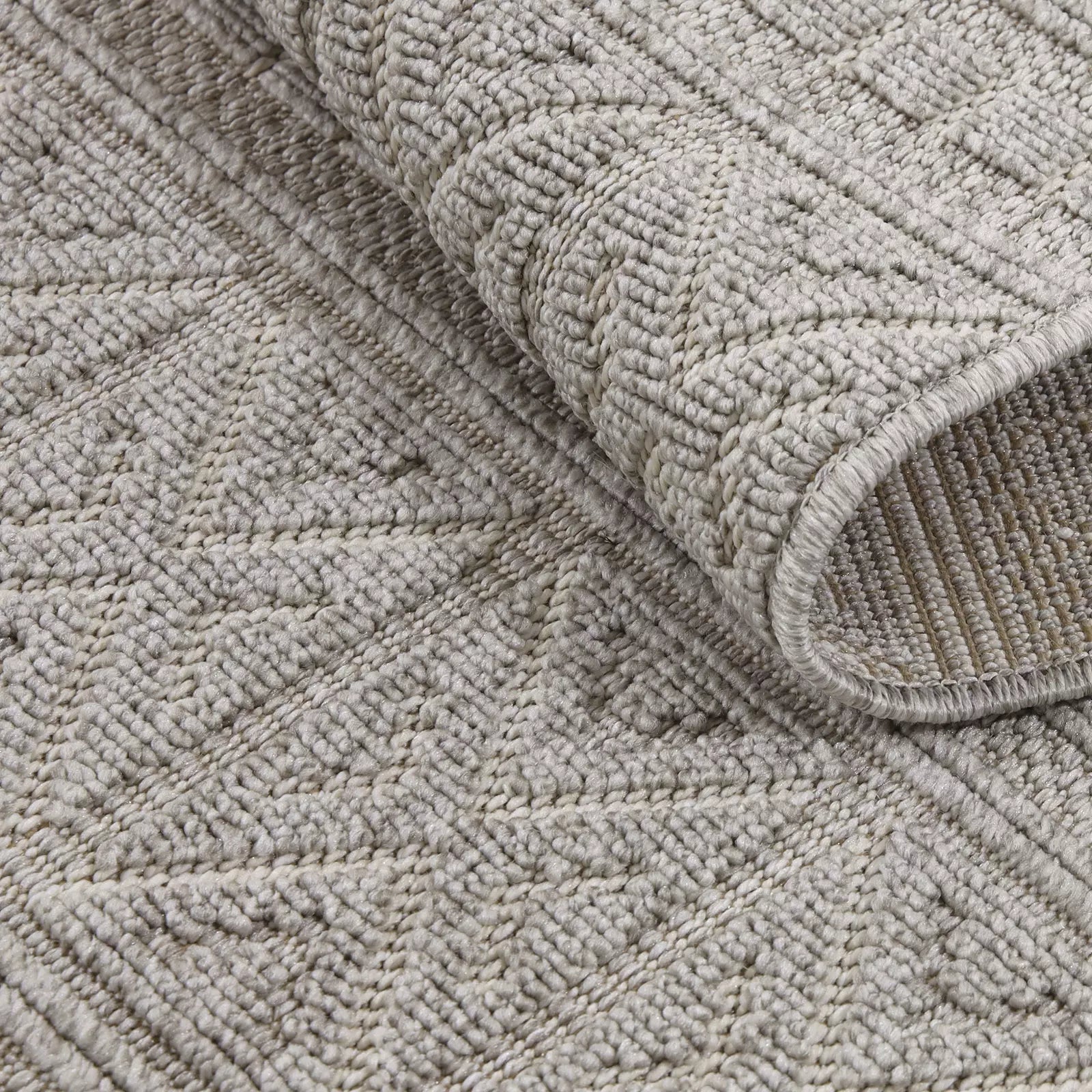 Velmora Plush Woven Boucle Rug Gray - Bella Rugs