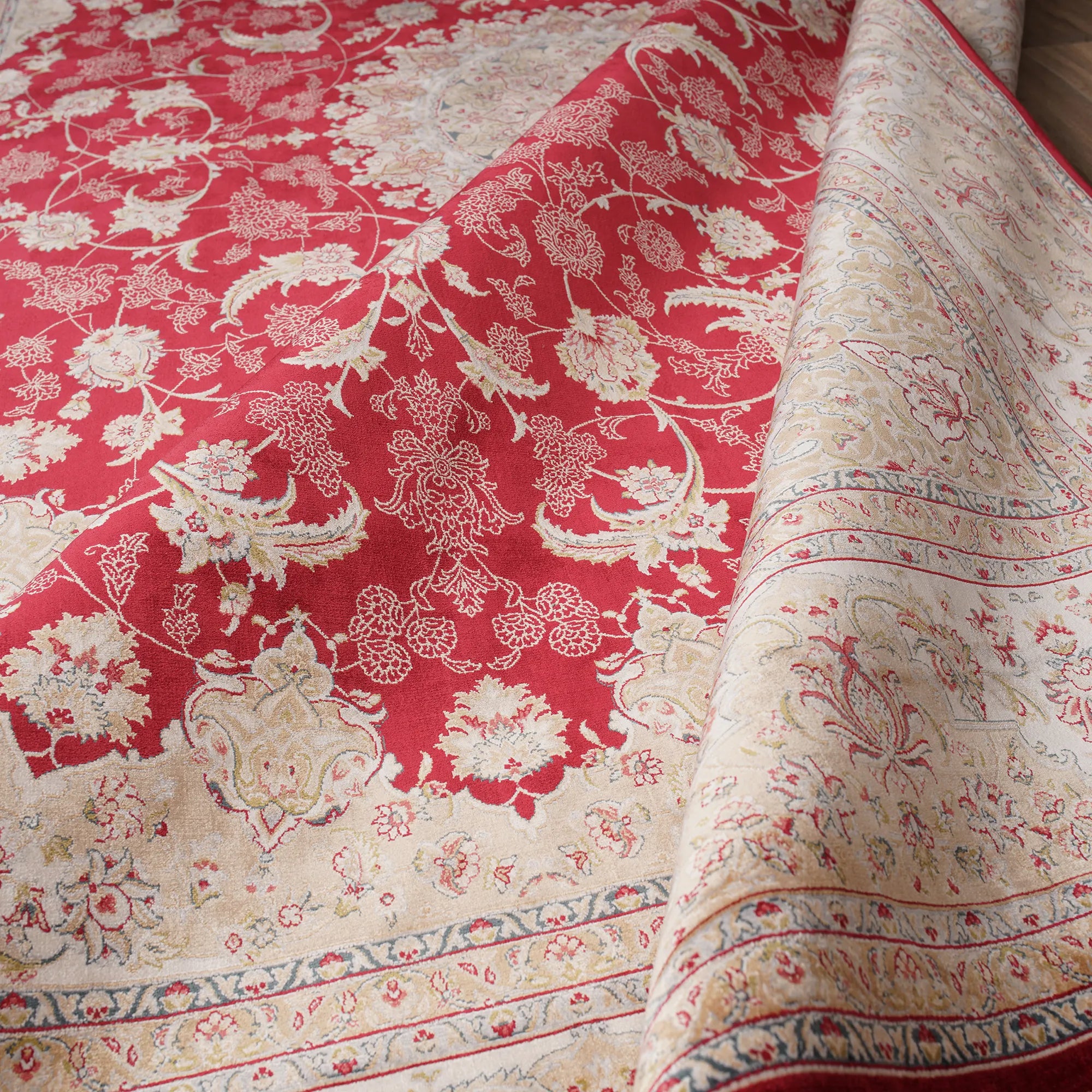 Exquisite Handcrafted Design 100% Natural Silk Rug - Bella Rugs