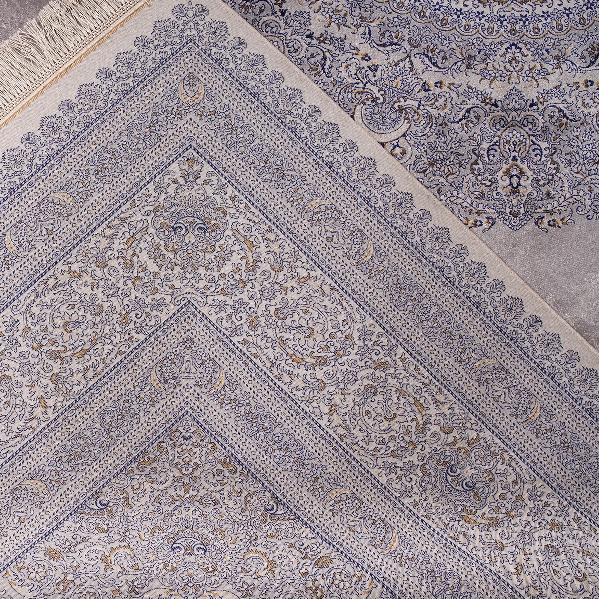 Impeccable Details 100% Handmade Pure Silk Rug - Bella Rugs