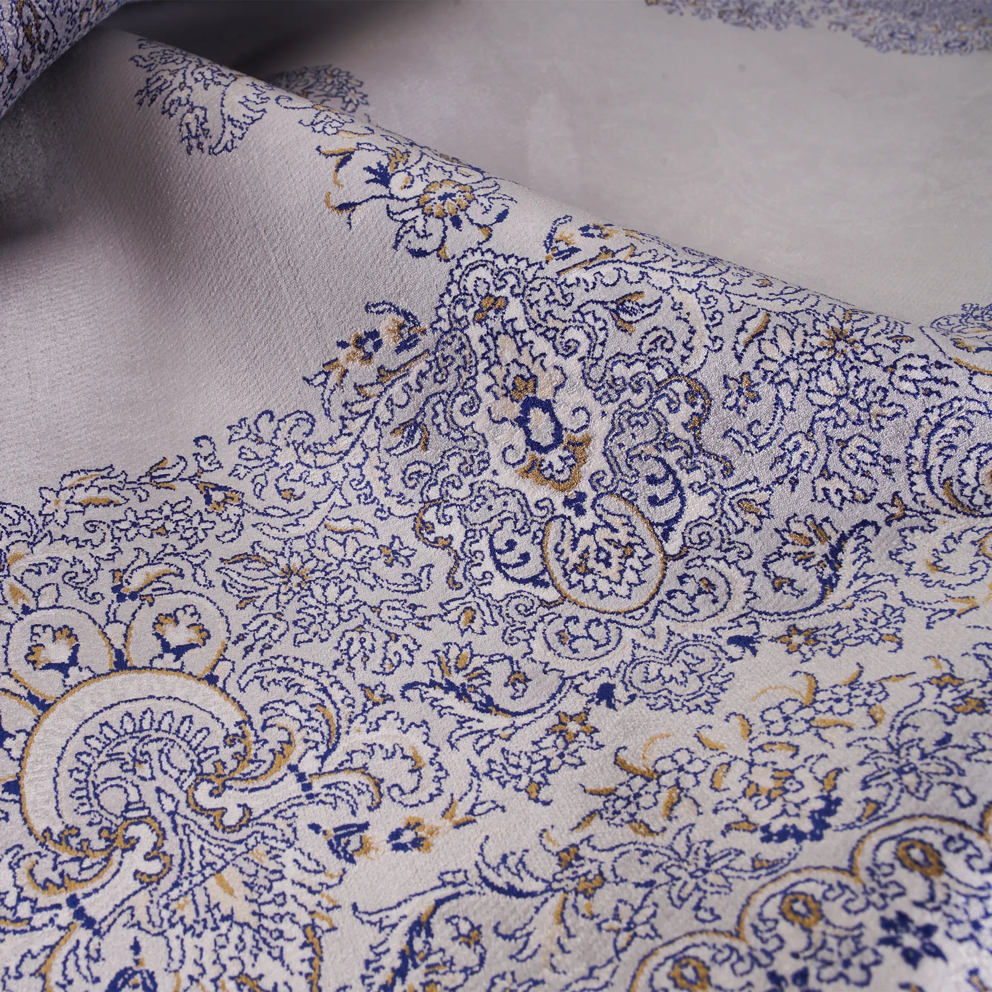 Impeccable Details 100% Handmade Pure Silk Rug - Bella Rugs