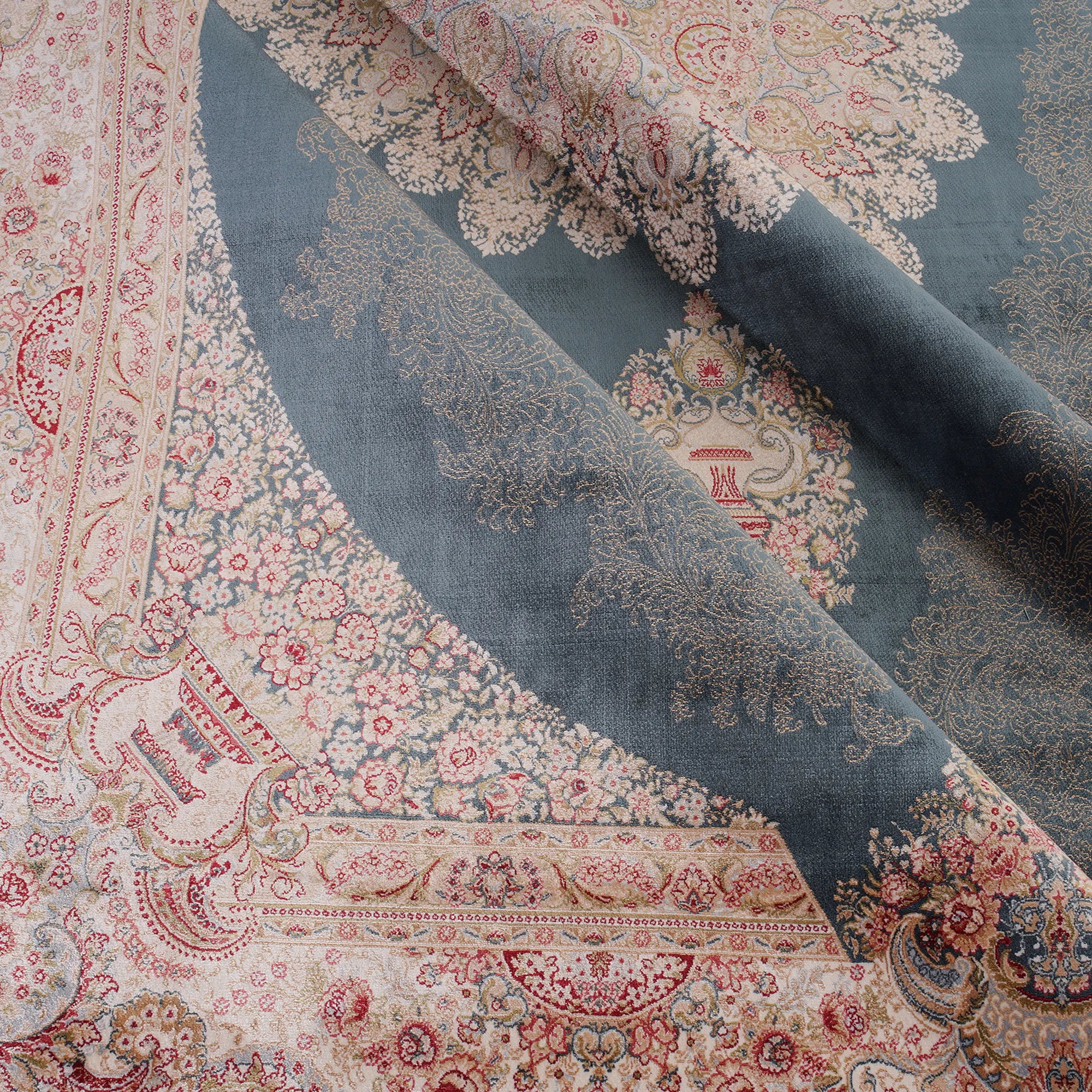 One of a Kind Exclusive Handwoven Premium Silk Rug - Bella Rugs
