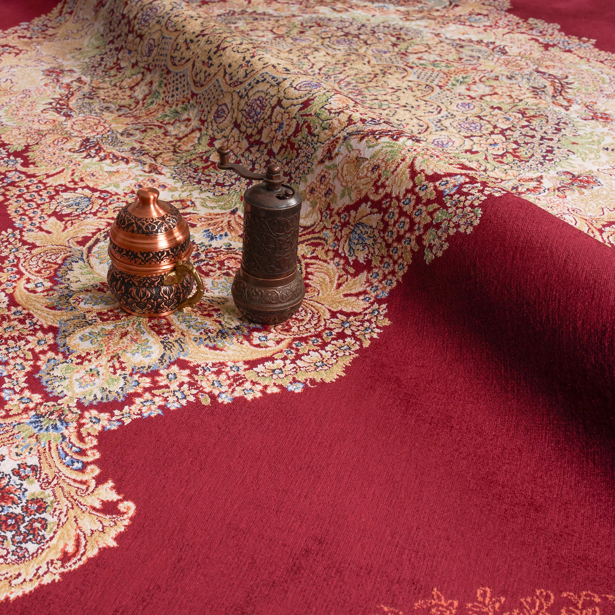 Royal Elegance Handmade Pure Silk Rug - Bella Rugs