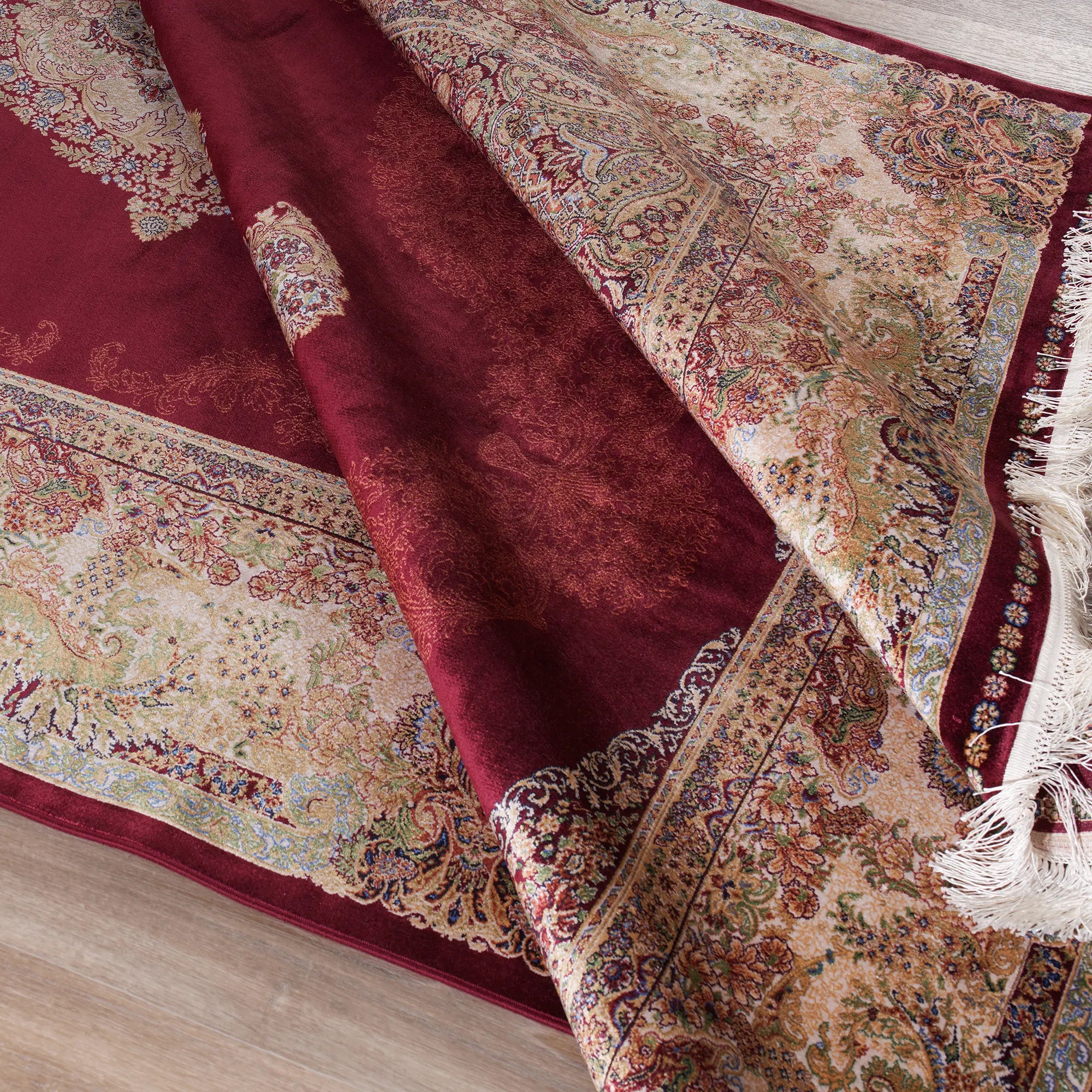 Royal Elegance Handmade Pure Silk Rug - Bella Rugs