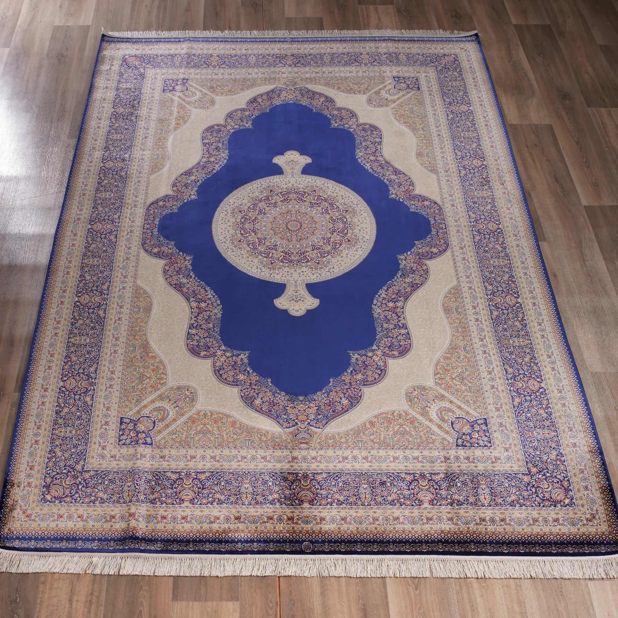 The Finest Handwoven Design Palatial Silk Rug - Bella Rugs