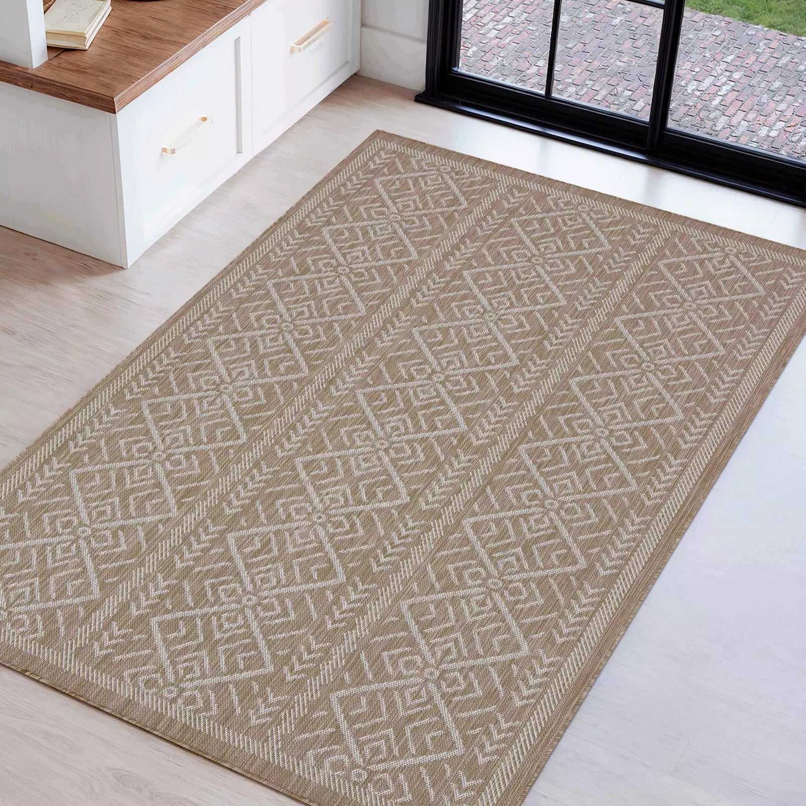 West Natural Sisal Rug Beige - Bella Rugs