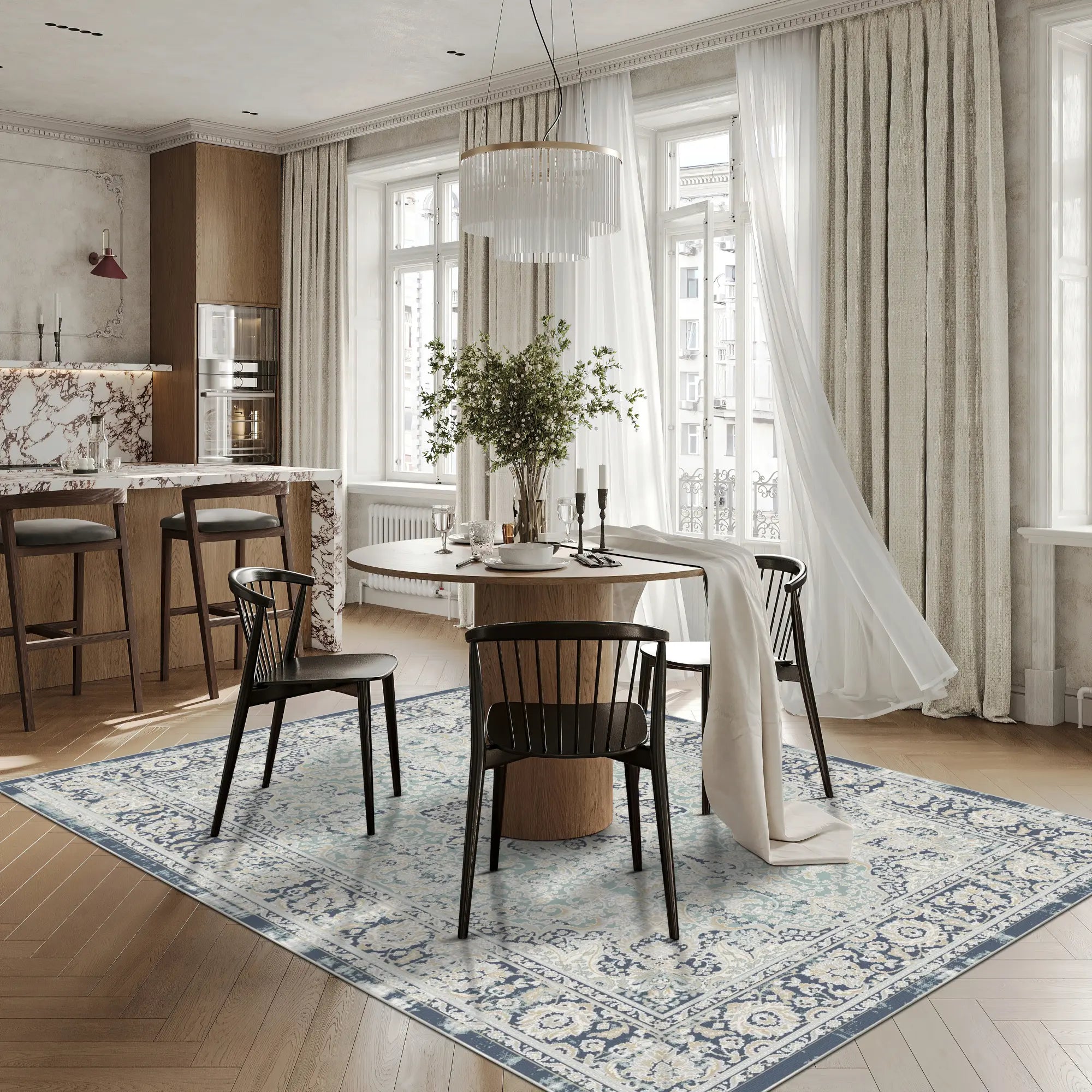 Килим Seafoam Indigo Manor