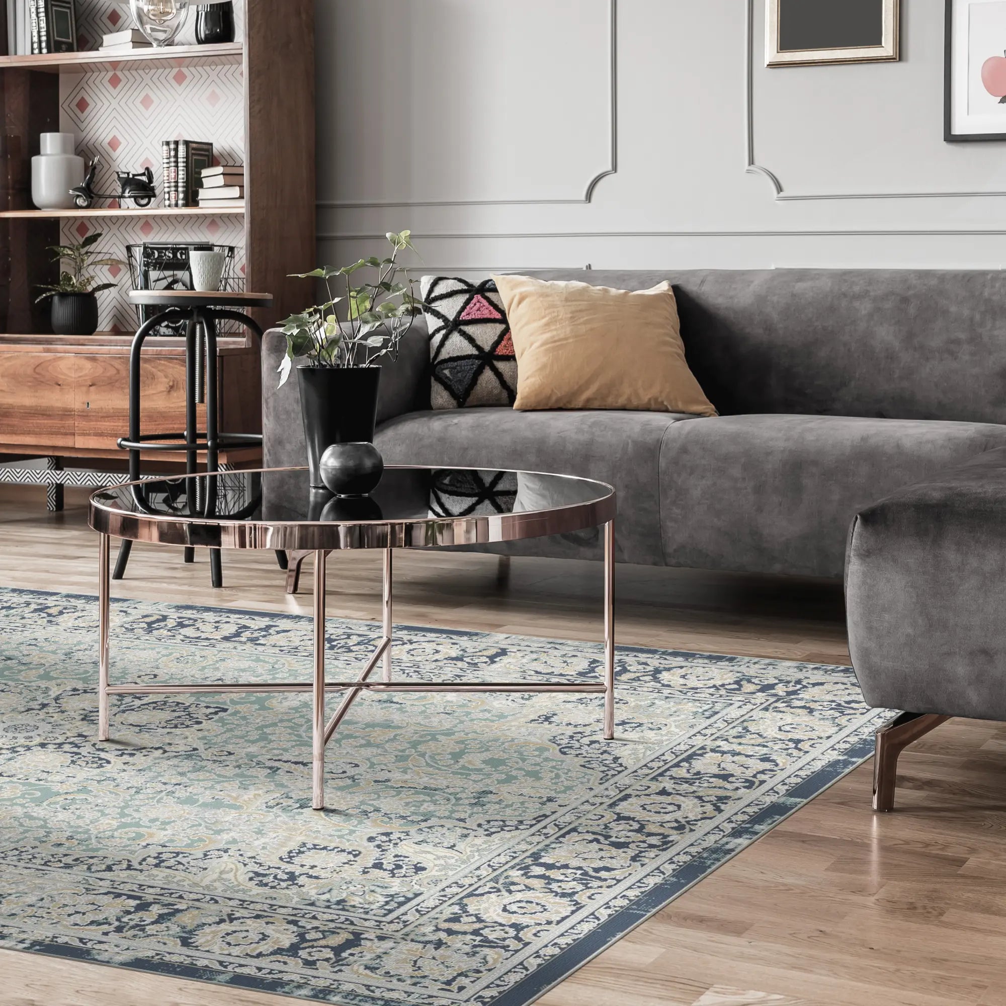Килим Seafoam Indigo Manor