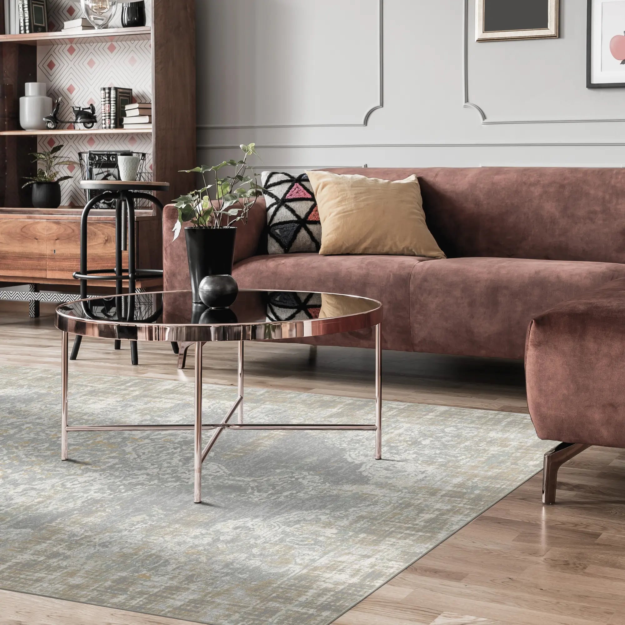 Килим Patina Slate Light Gray