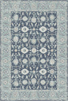 Килим Veda Sage Navy Blue Темно-синій