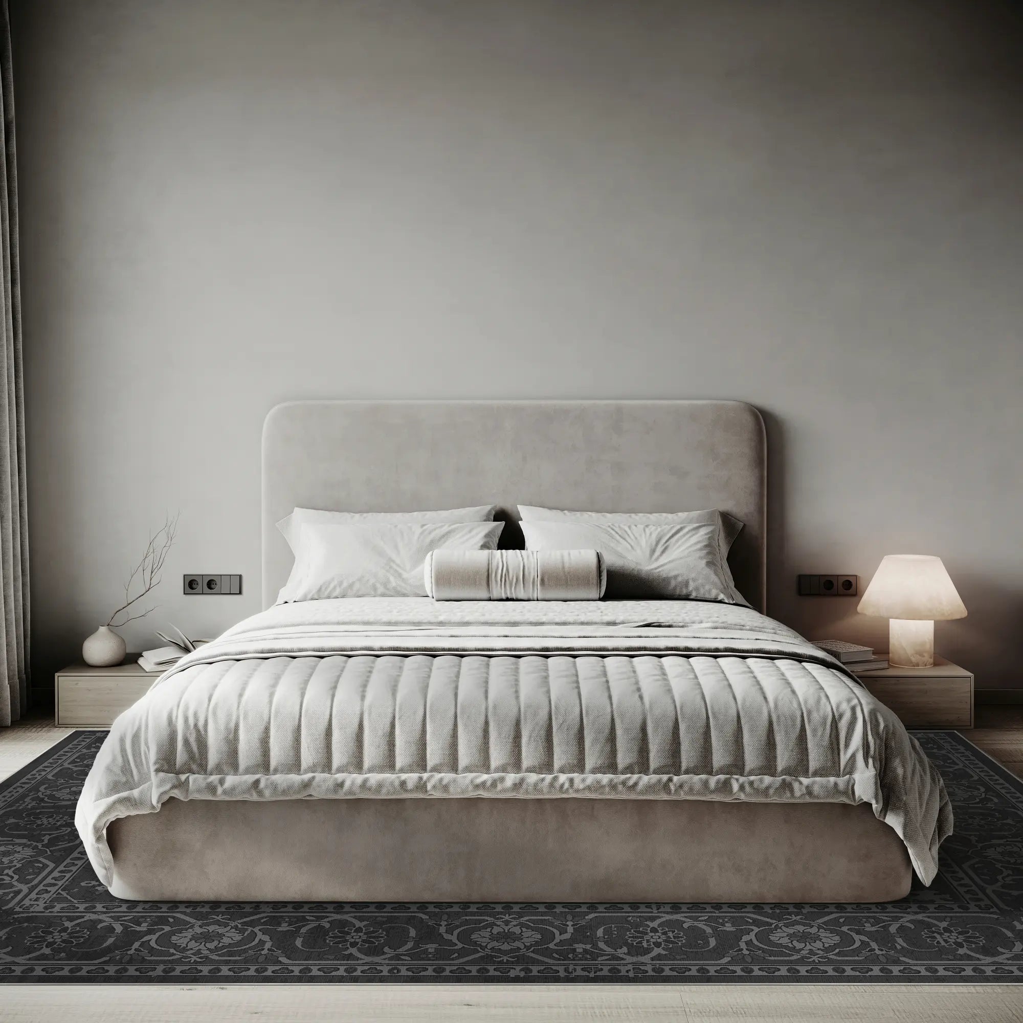 Килим Legacy Eroded Floral Charcoal