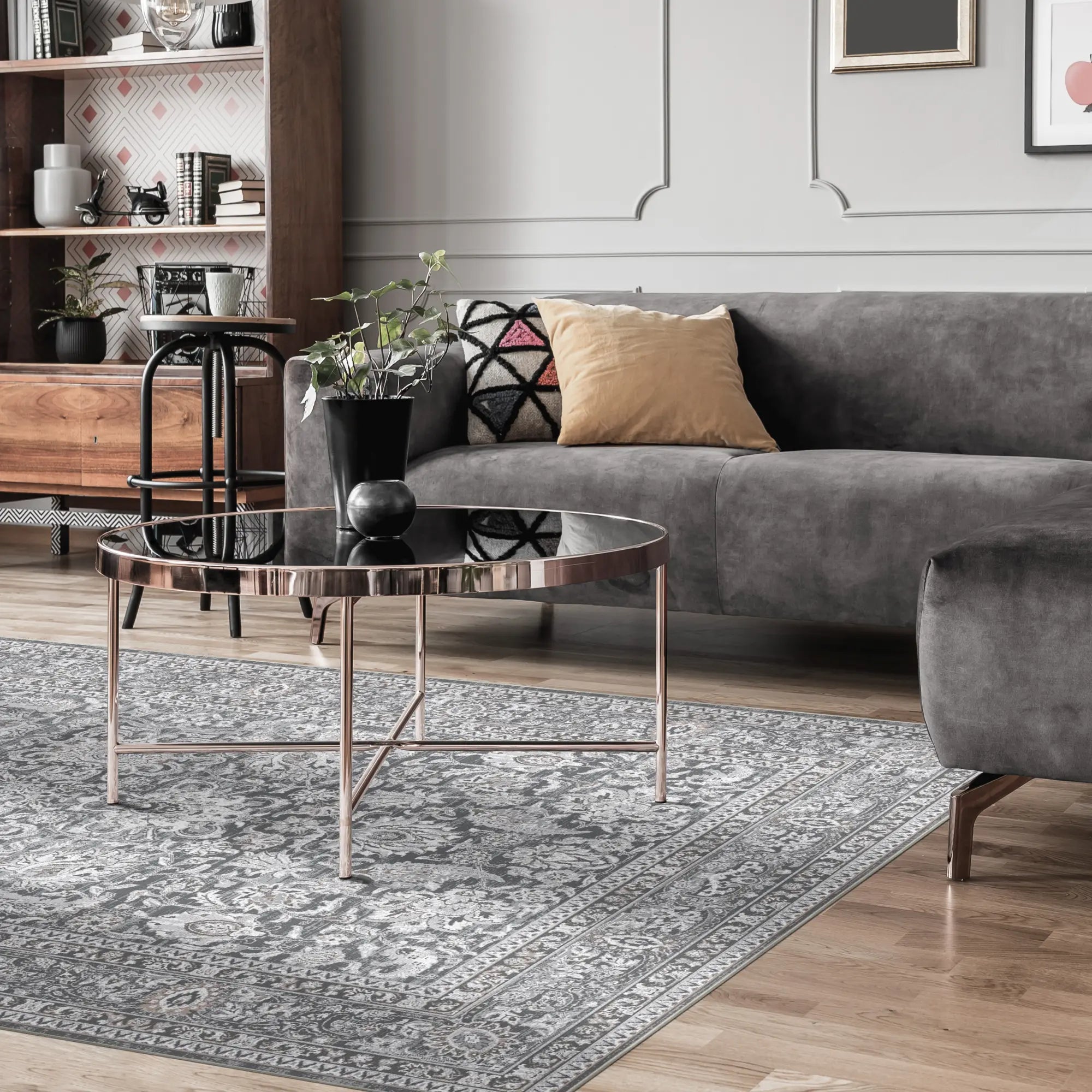 Килим Seraphina Botanical Grey