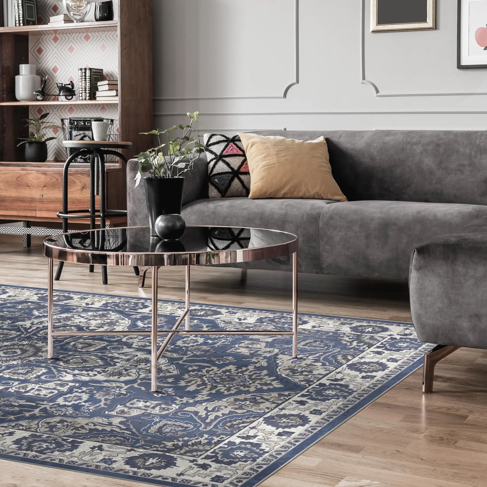 Килим Zenith Grand Medallion Navy