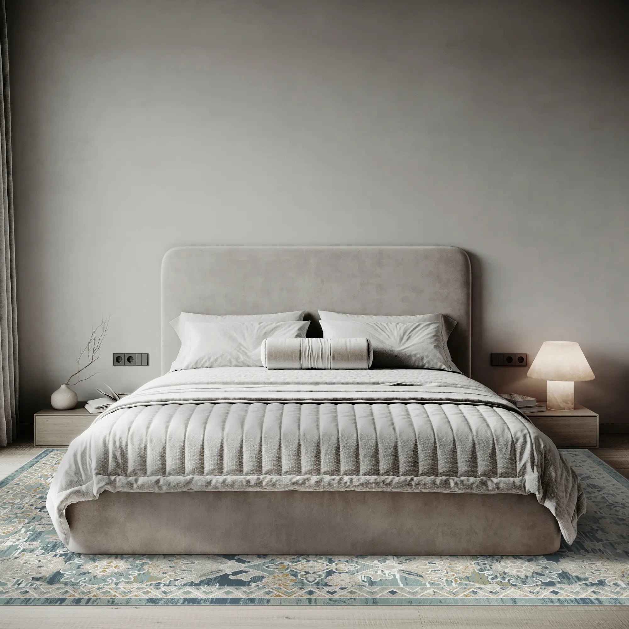 Килим Dynasty Distressed Trellis Blue