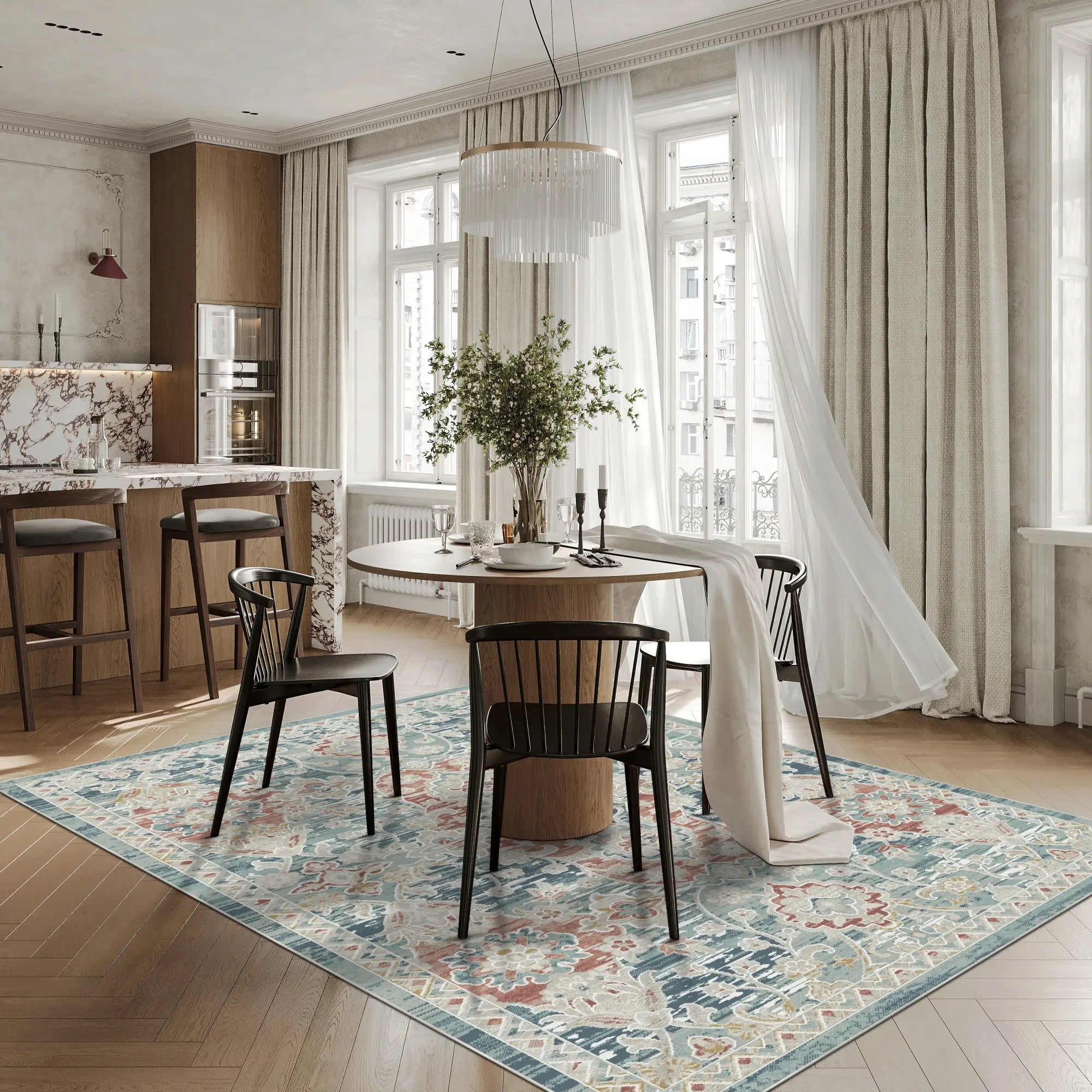 Килим Dynasty Heritage Damask Blue