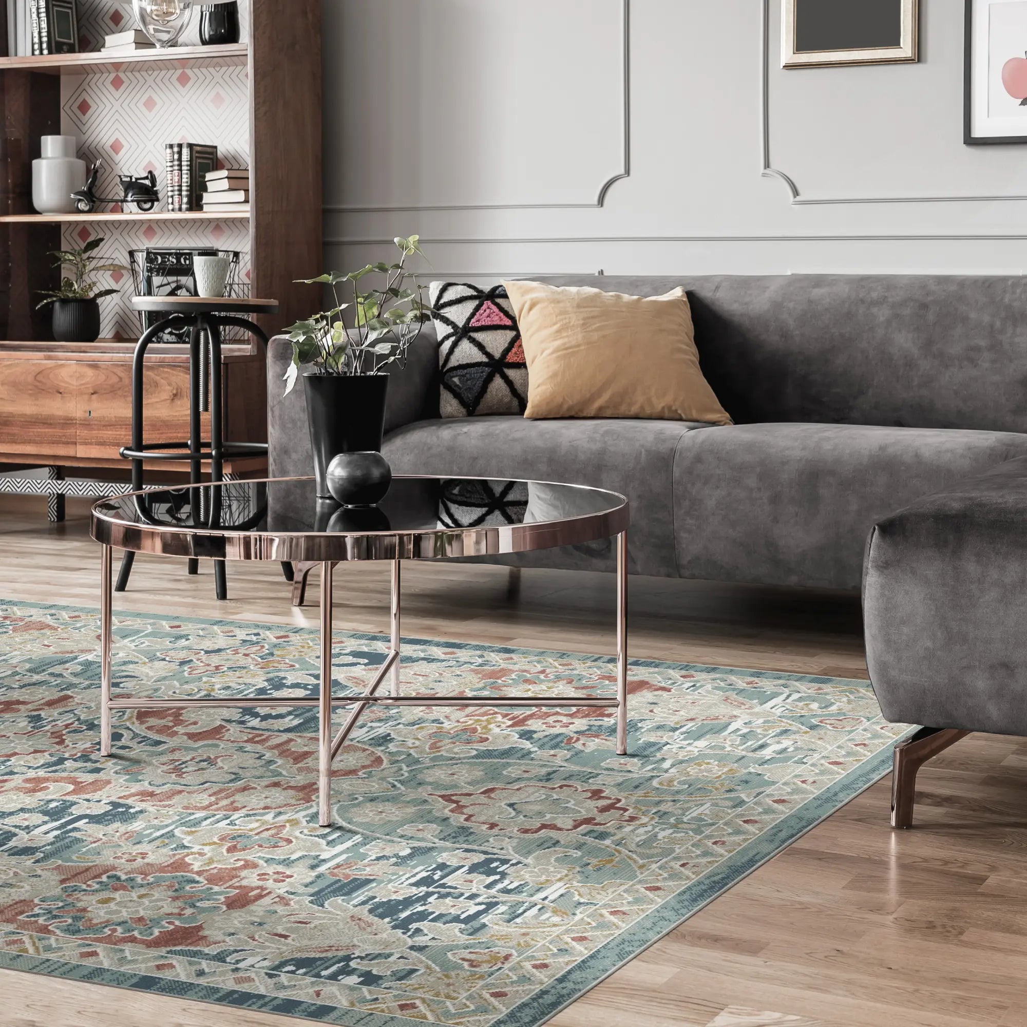 Килим Dynasty Heritage Damask Blue