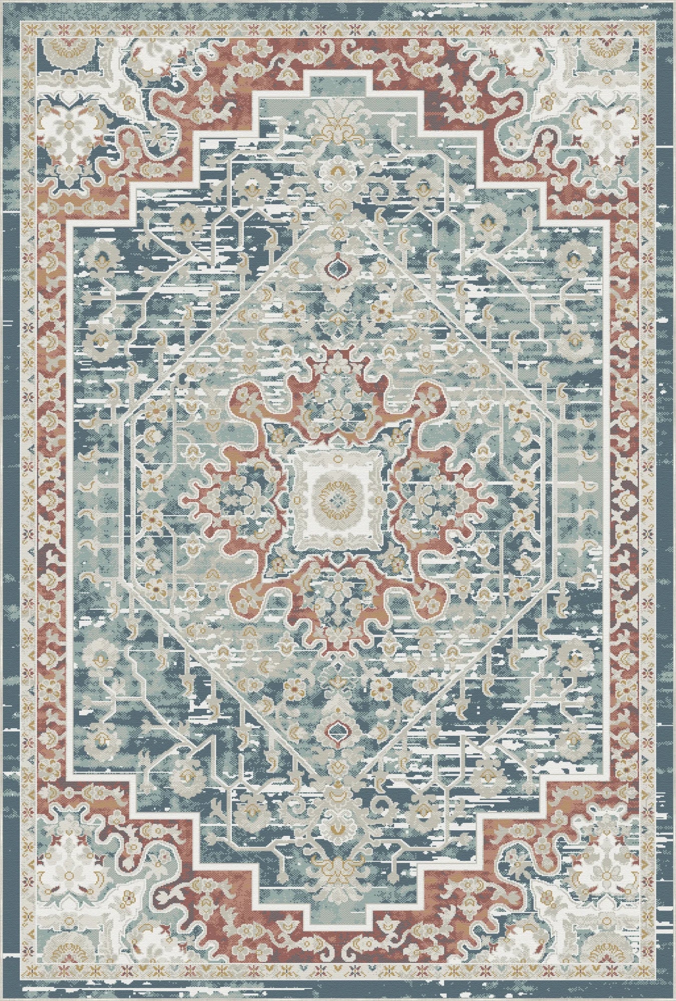 Монументальний килим Авангард Блю