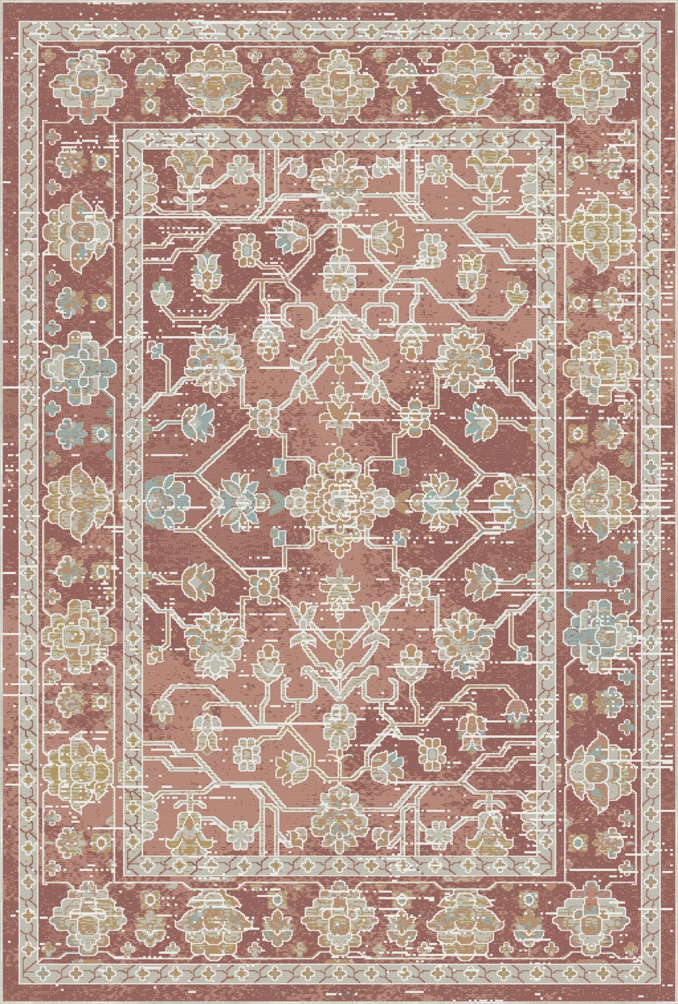 Величний великий медальйон з теракоти