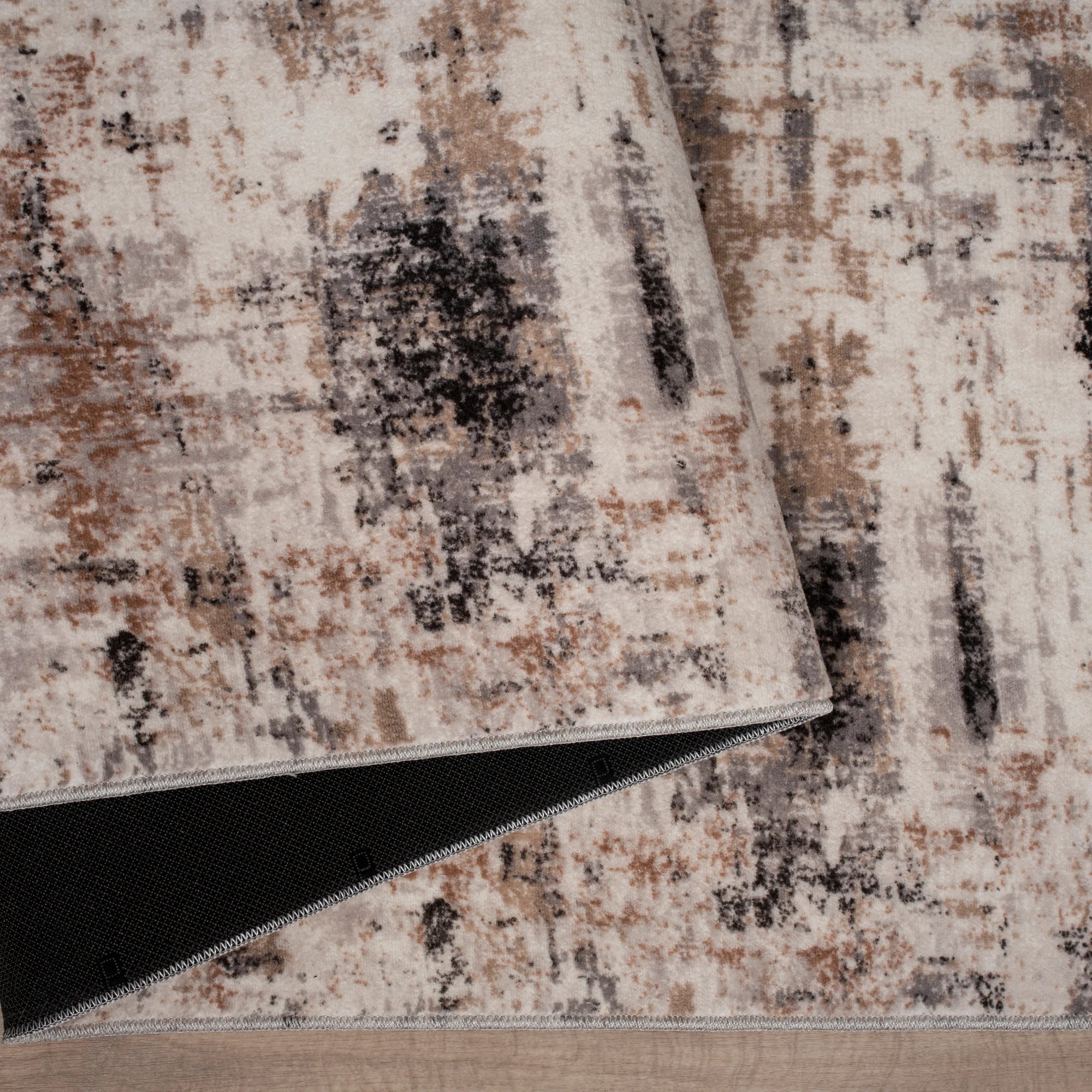 Абстрактний кремовий килим