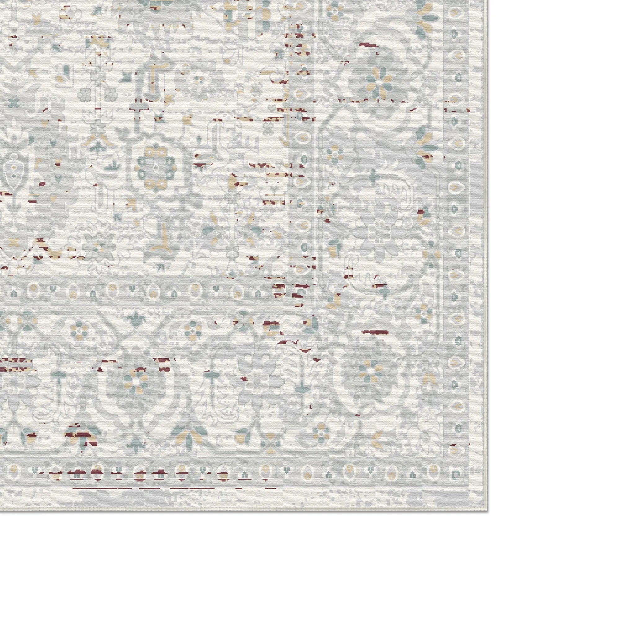 Килим з алебастру з квітковим потертостями Legacy