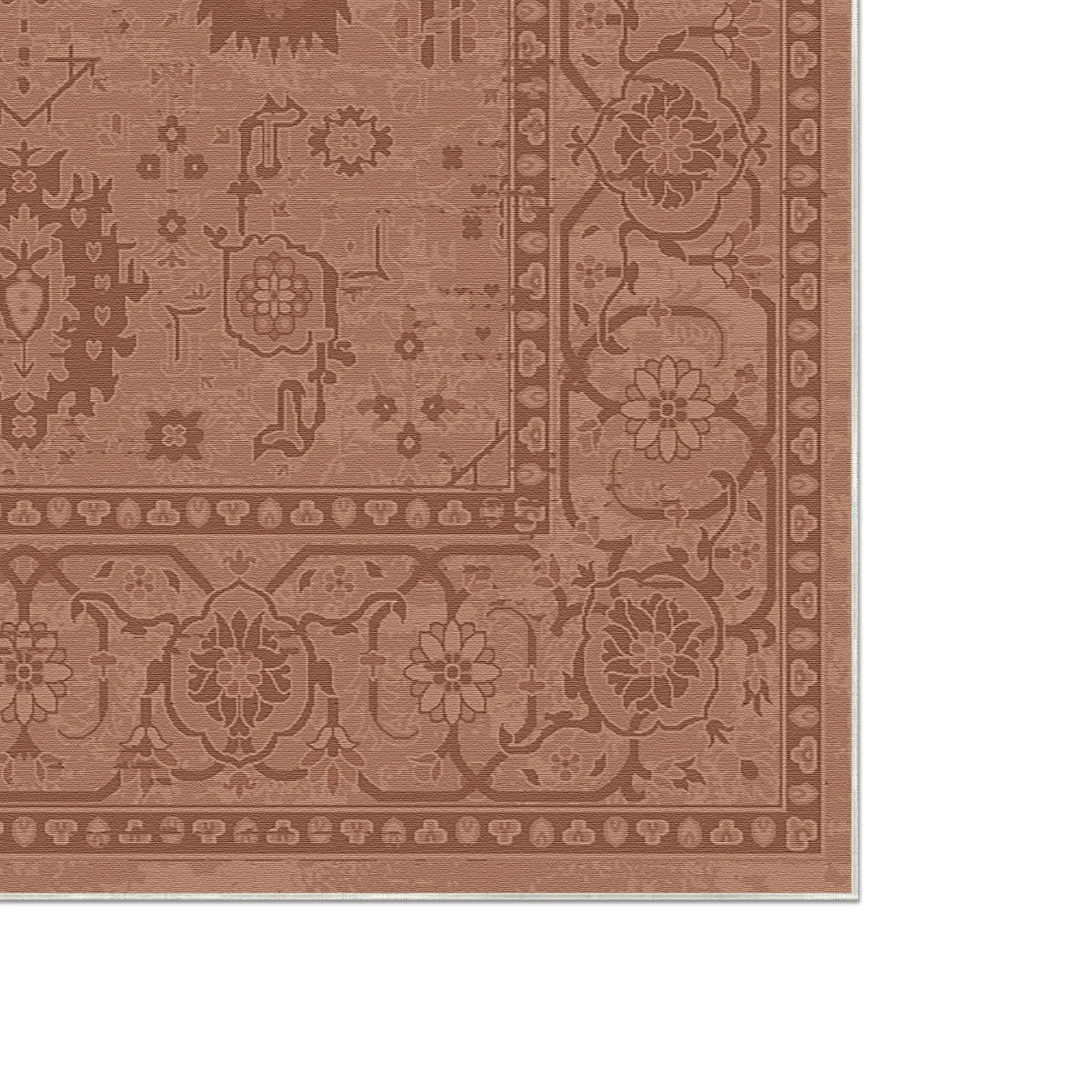 Килим Legacy Eroded Floral Rust