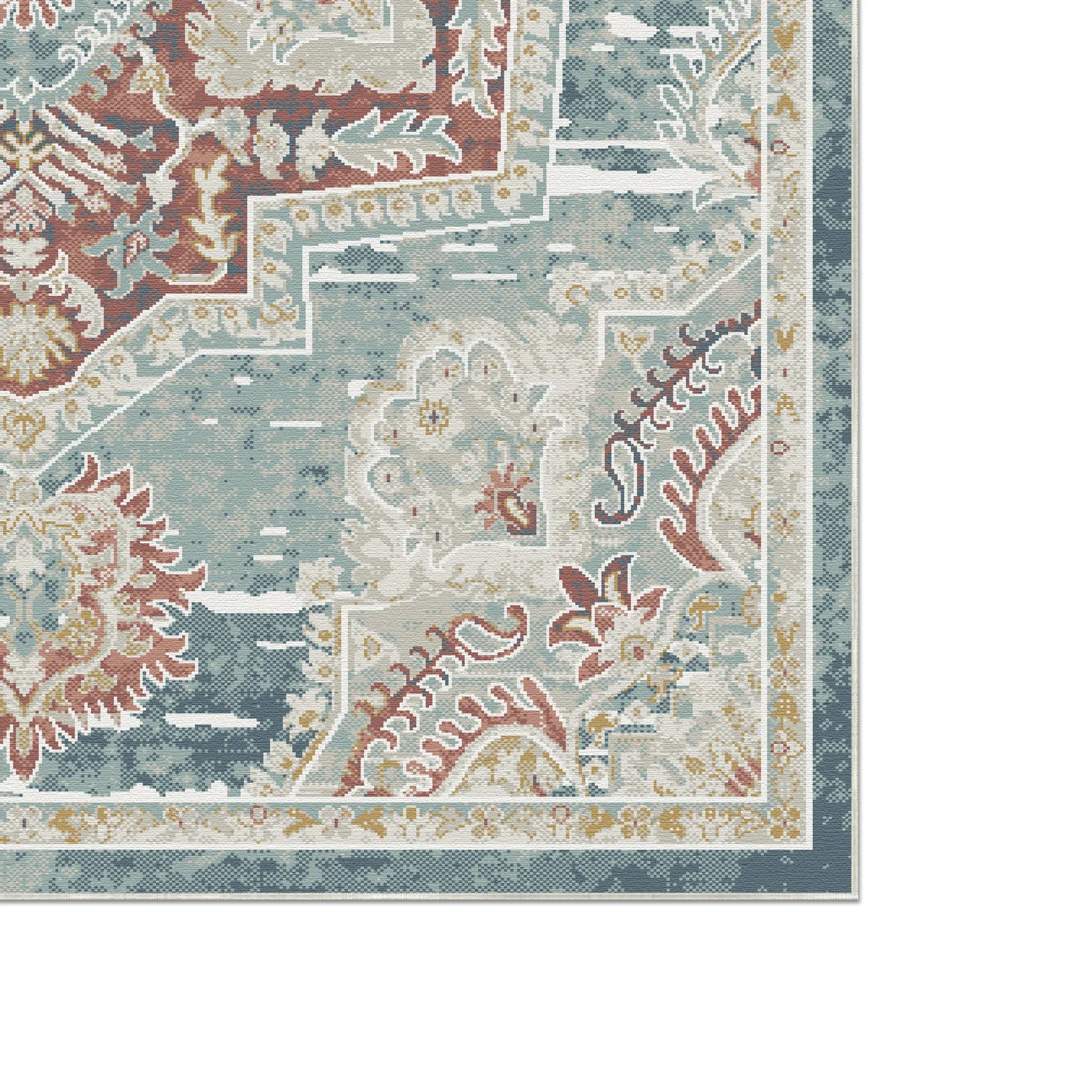 Килим Sapphire Crest Mosaic Blue