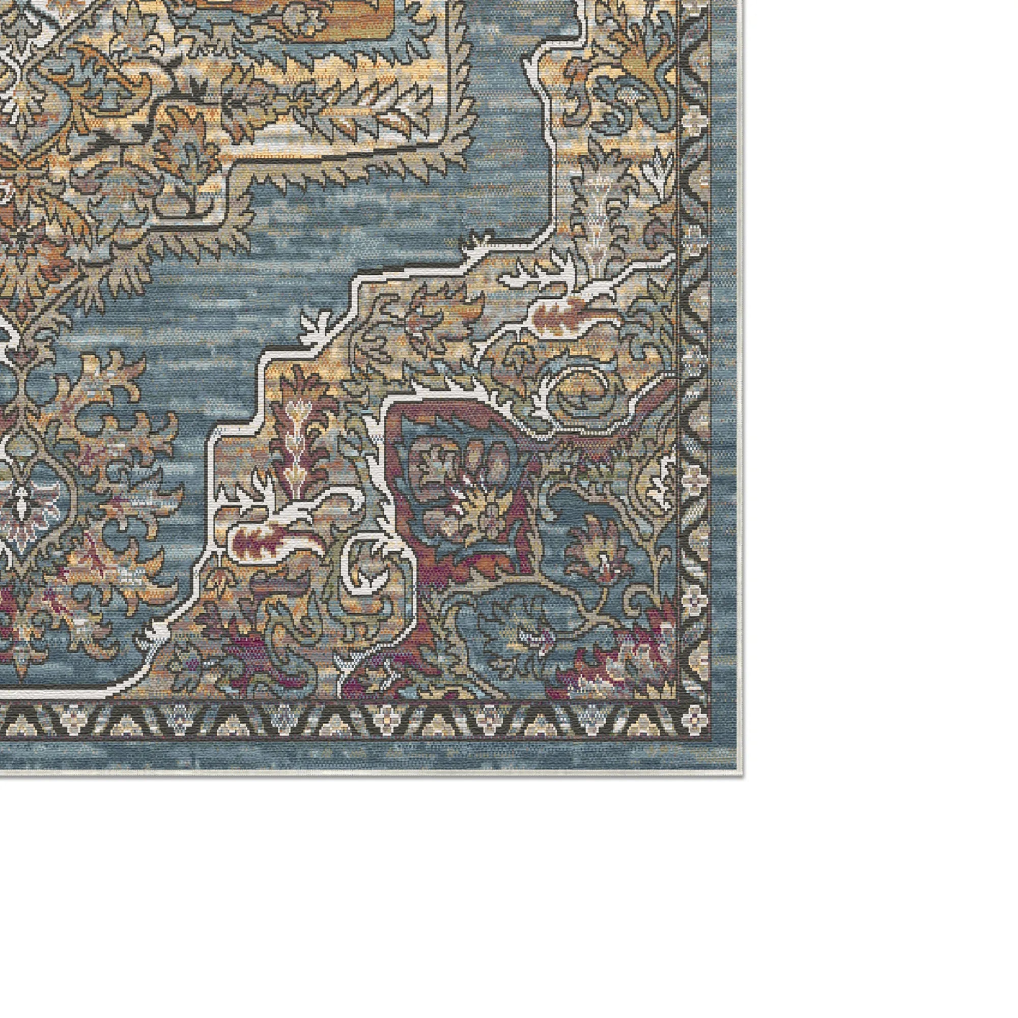 Традиційний килим Bukhara Slate, що миється