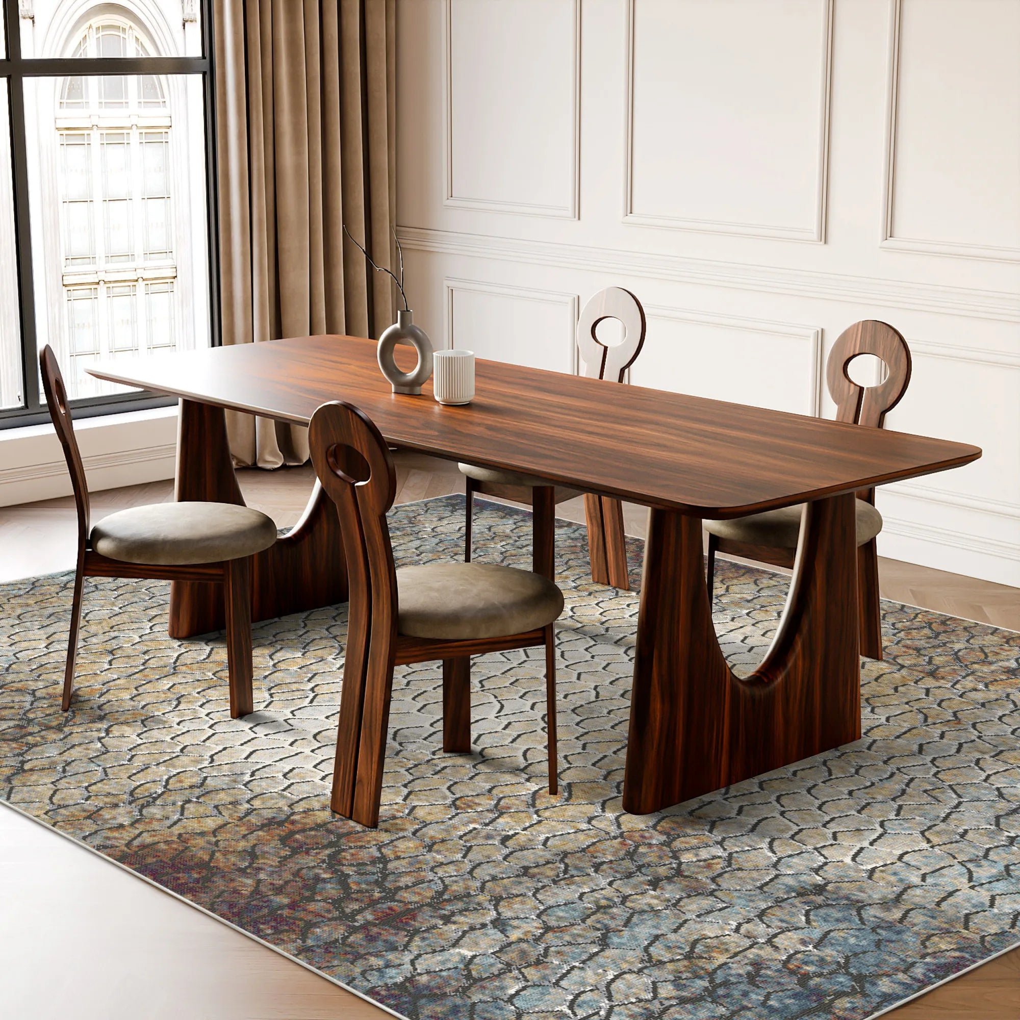 Абстрактний мийний килим Essaouira Coast