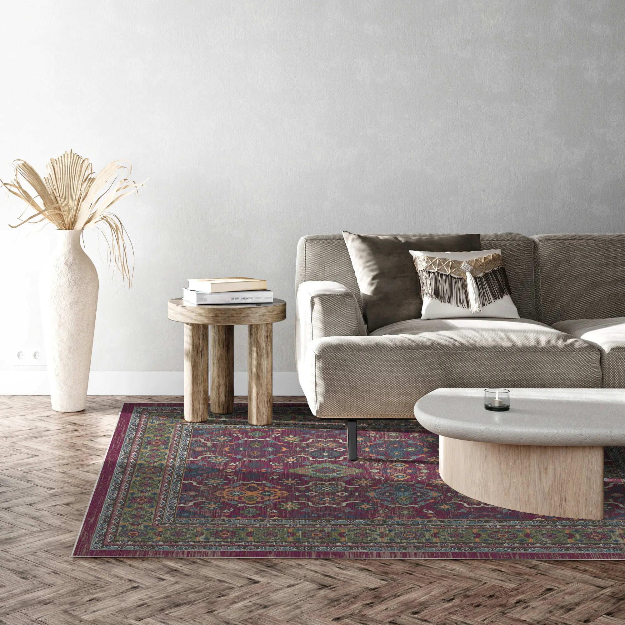 Традиційний мийний килим Marrakech Plum