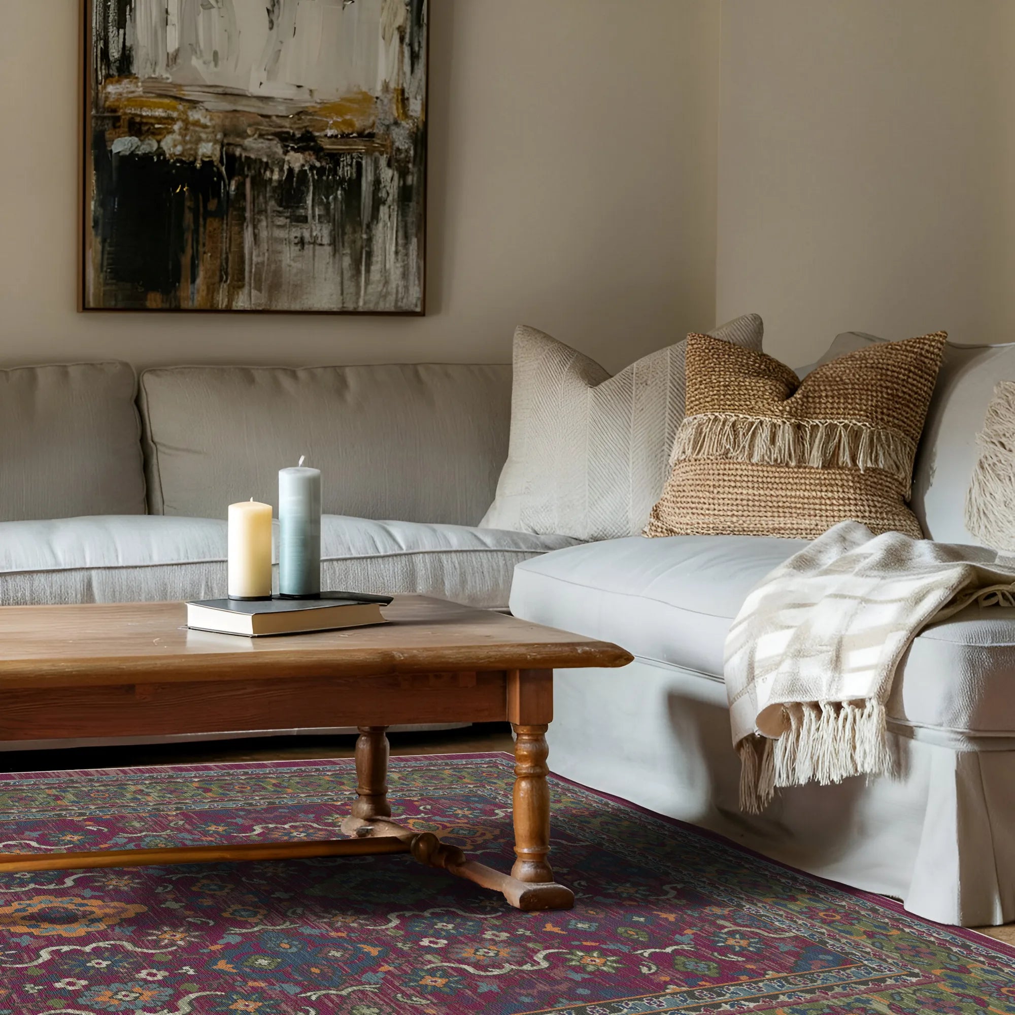 Традиційний мийний килим Marrakech Plum