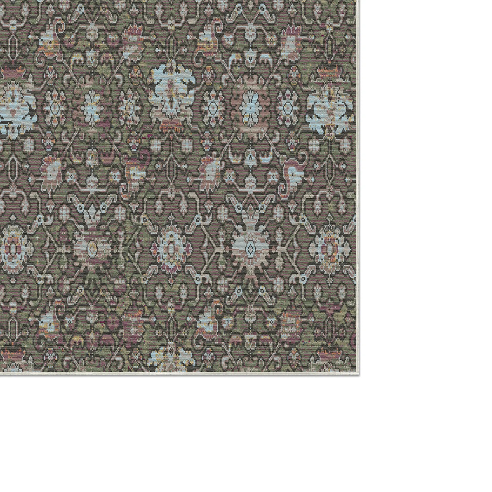 Килим Tuscany Sage Botanical, що миється