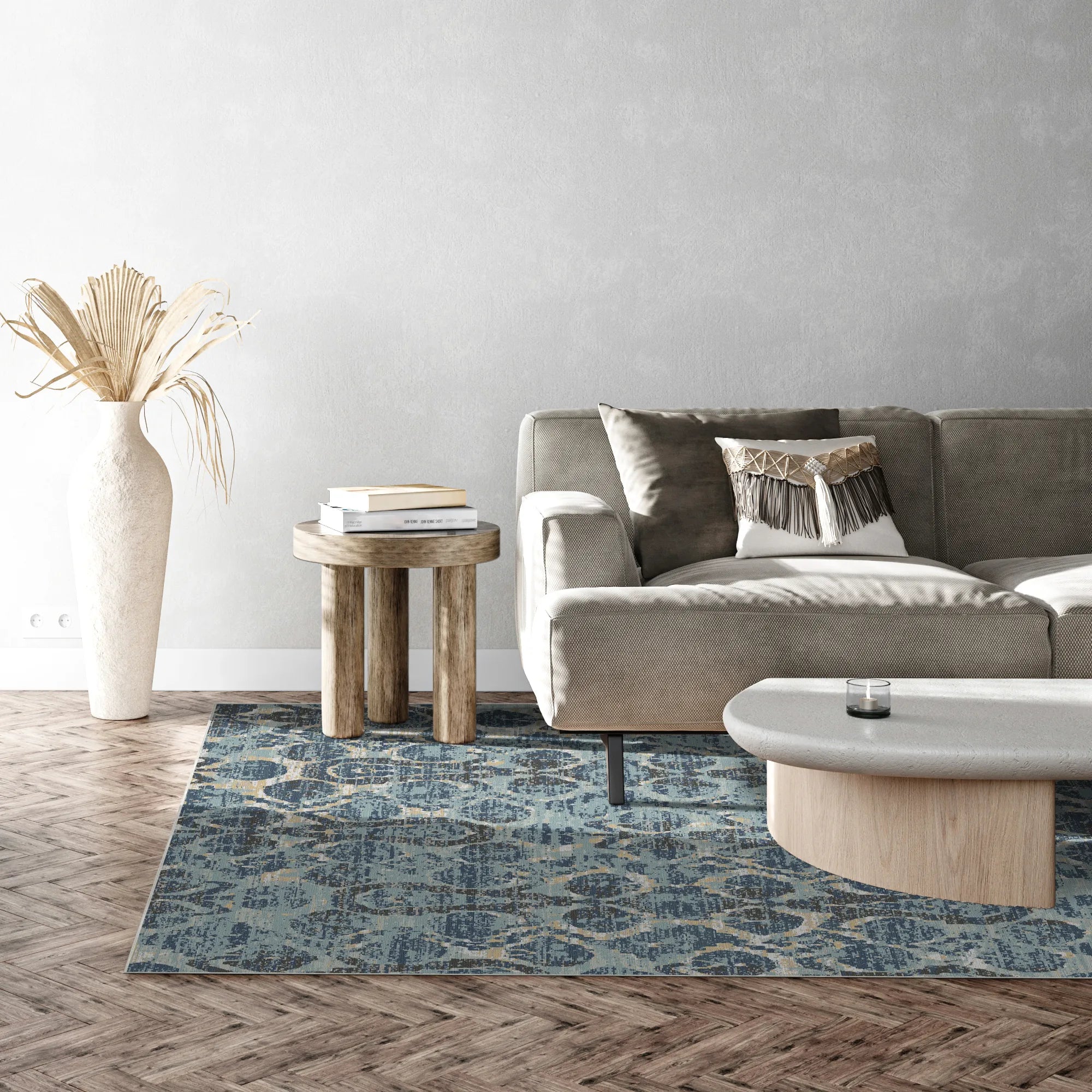 Килим Dubrovnik Blue Ikat