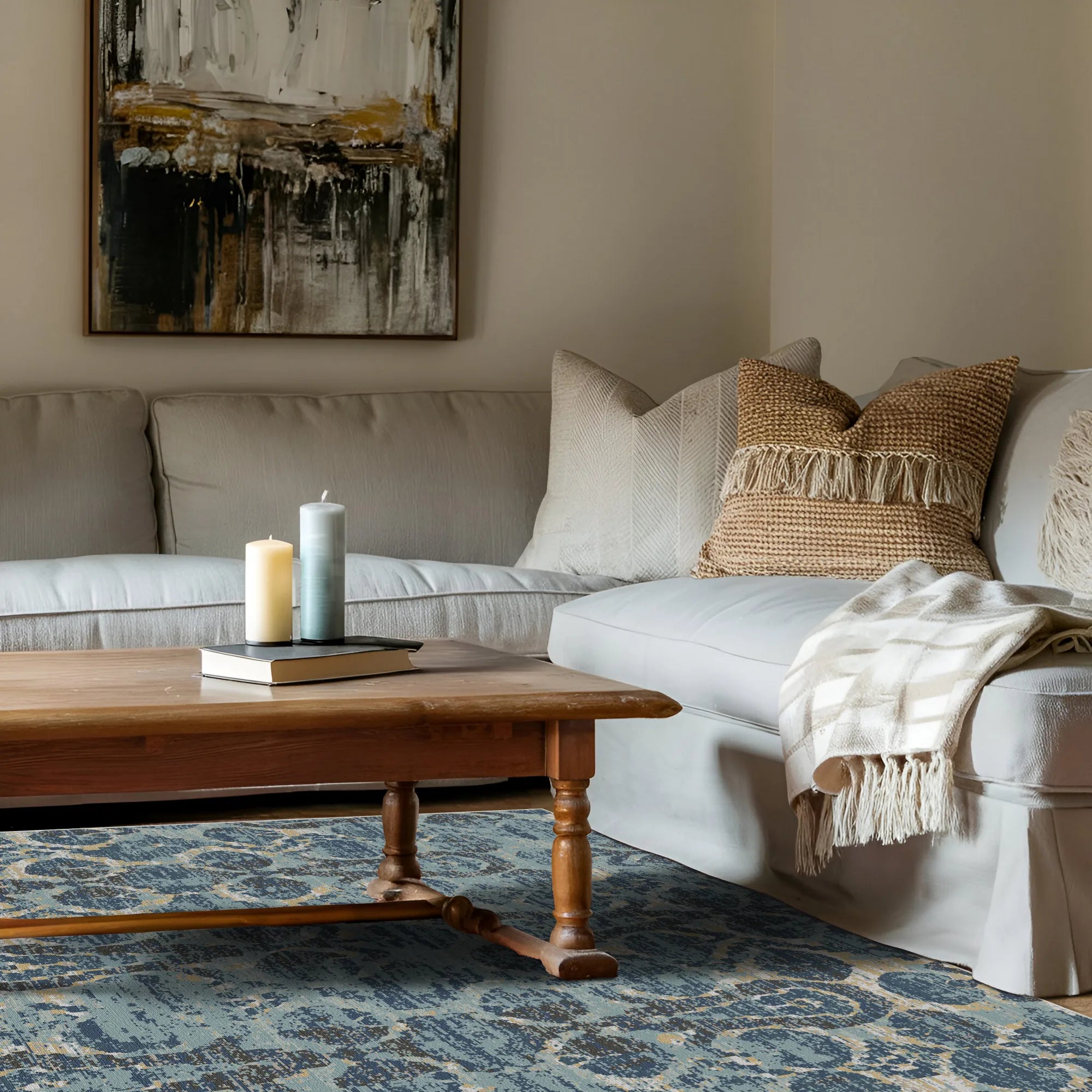 Килим Dubrovnik Blue Ikat