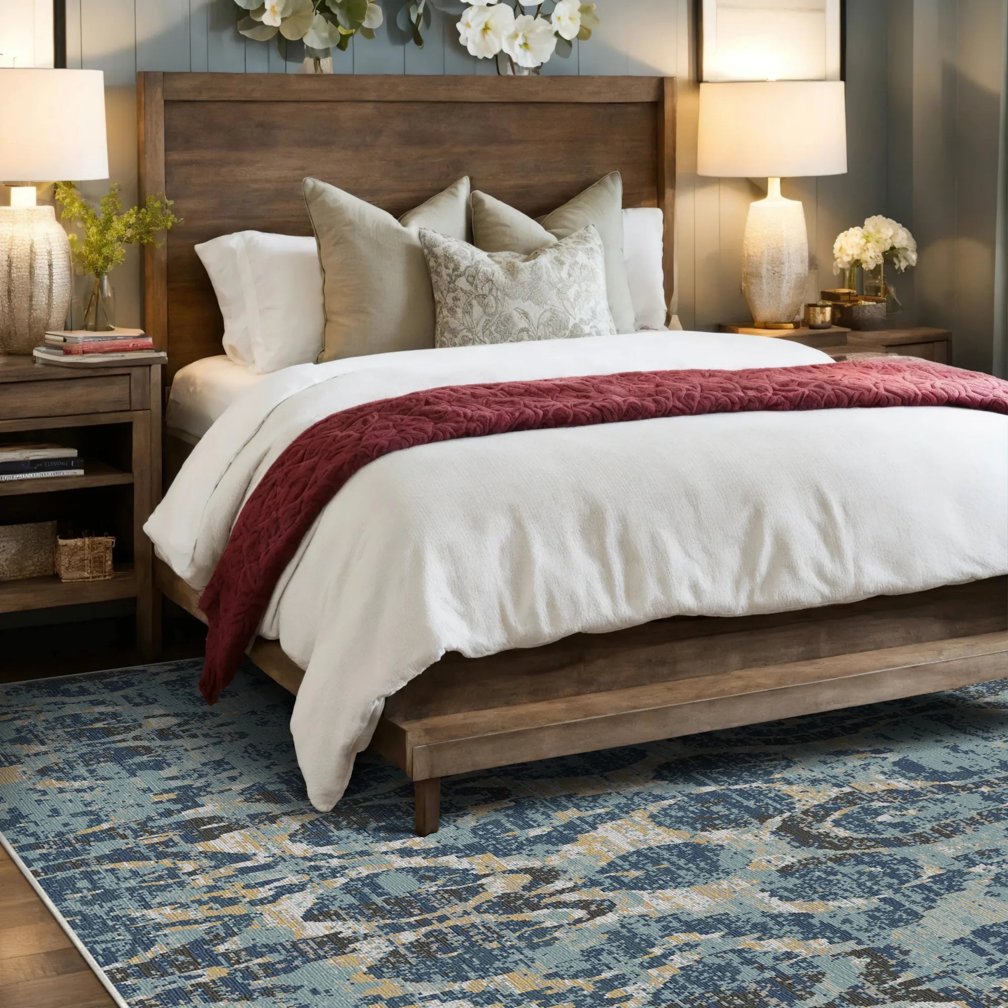 Килим Dubrovnik Blue Ikat