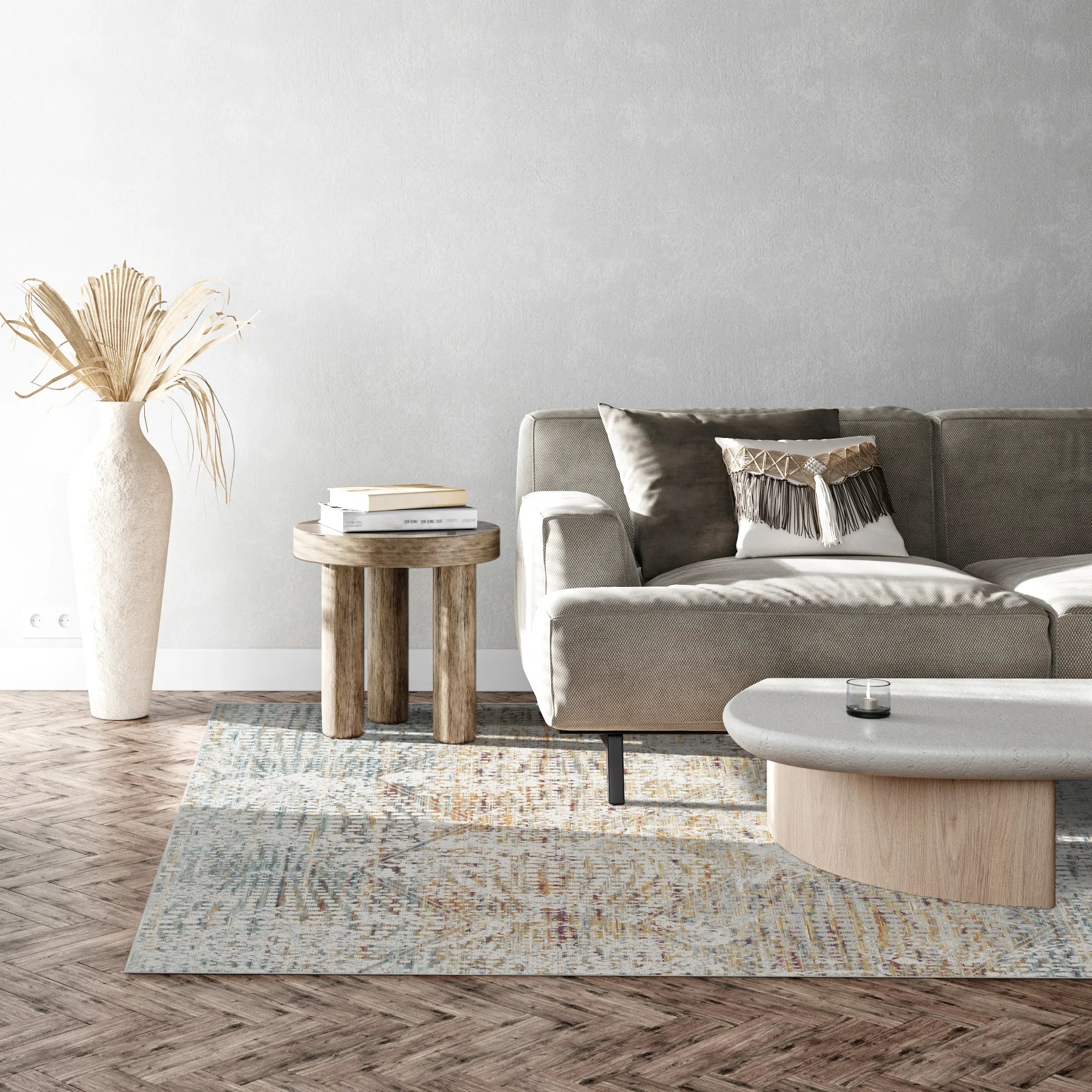 Промисловий килим Rotterdam кольору слонової кістки