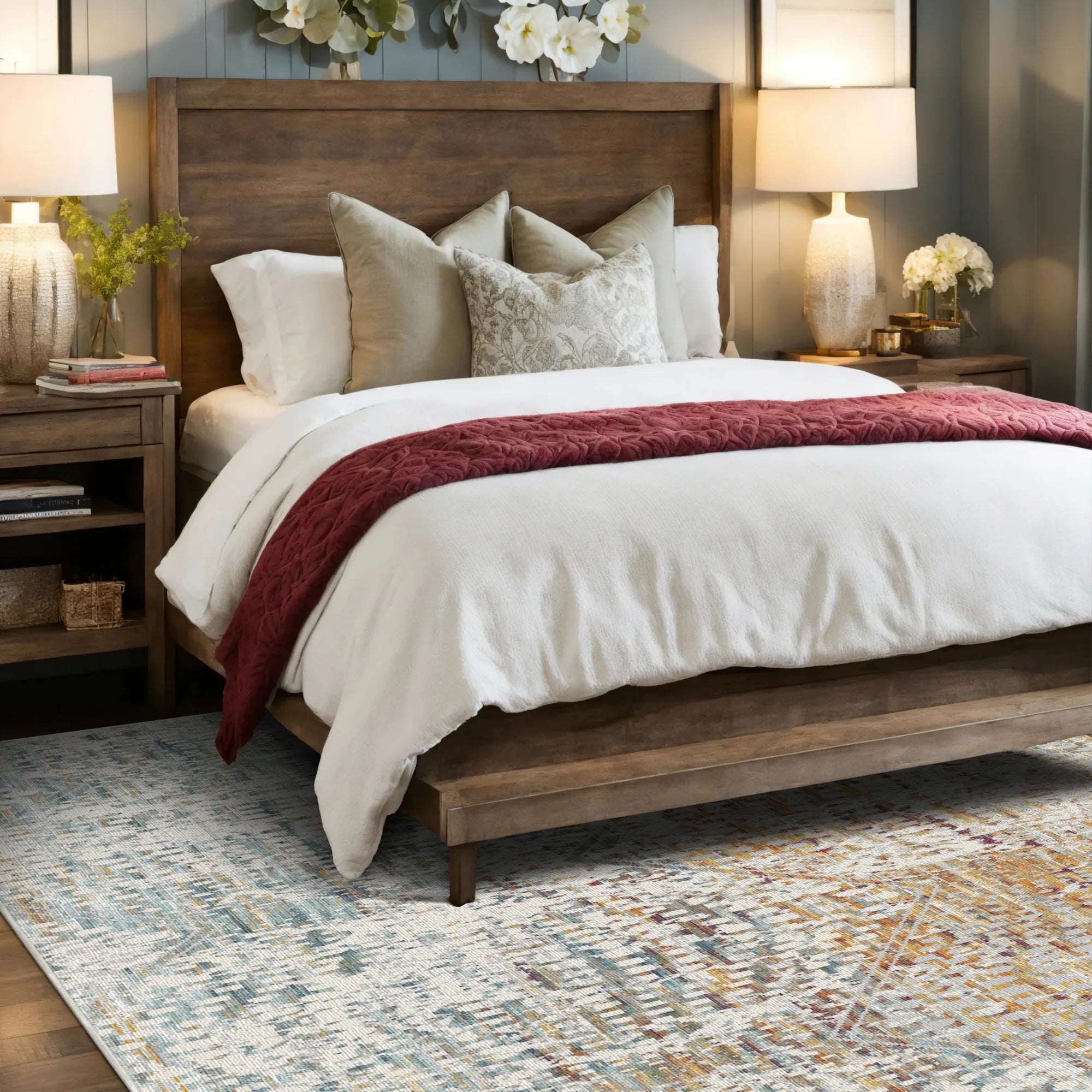 Промисловий килим Rotterdam кольору слонової кістки