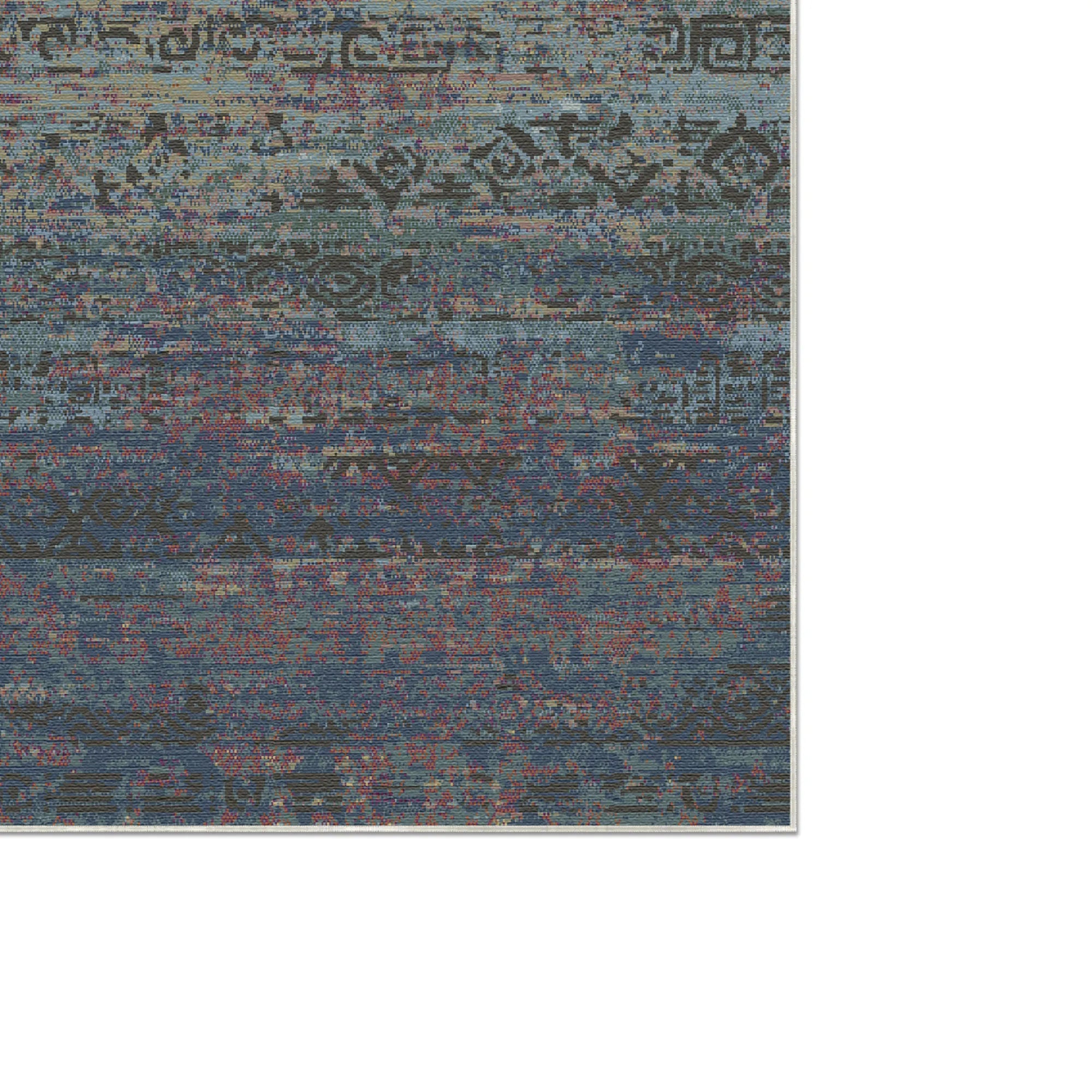 Абстрактний племінний килим у стилі каньйону Антилопи