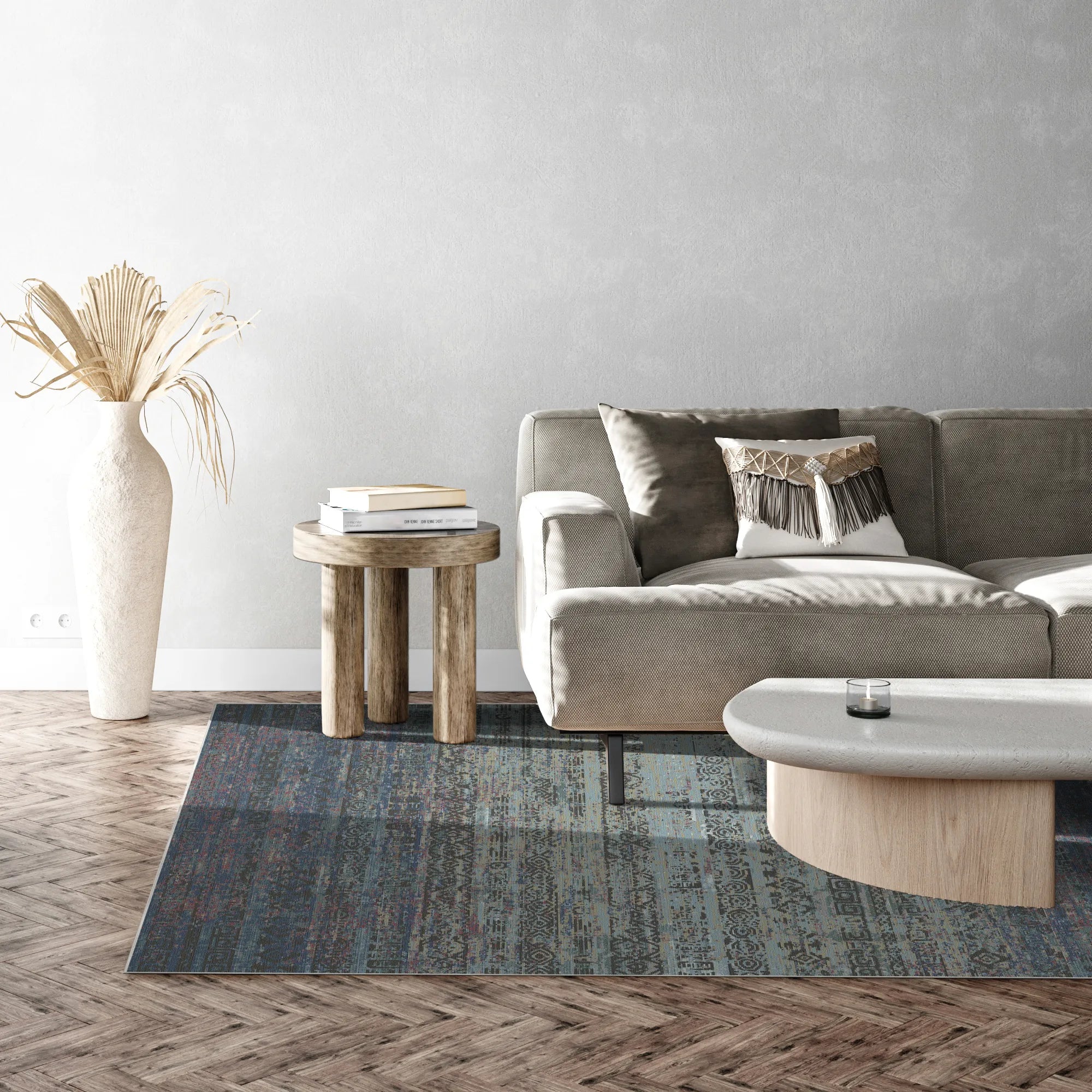 Абстрактний племінний килим у стилі каньйону Антилопи