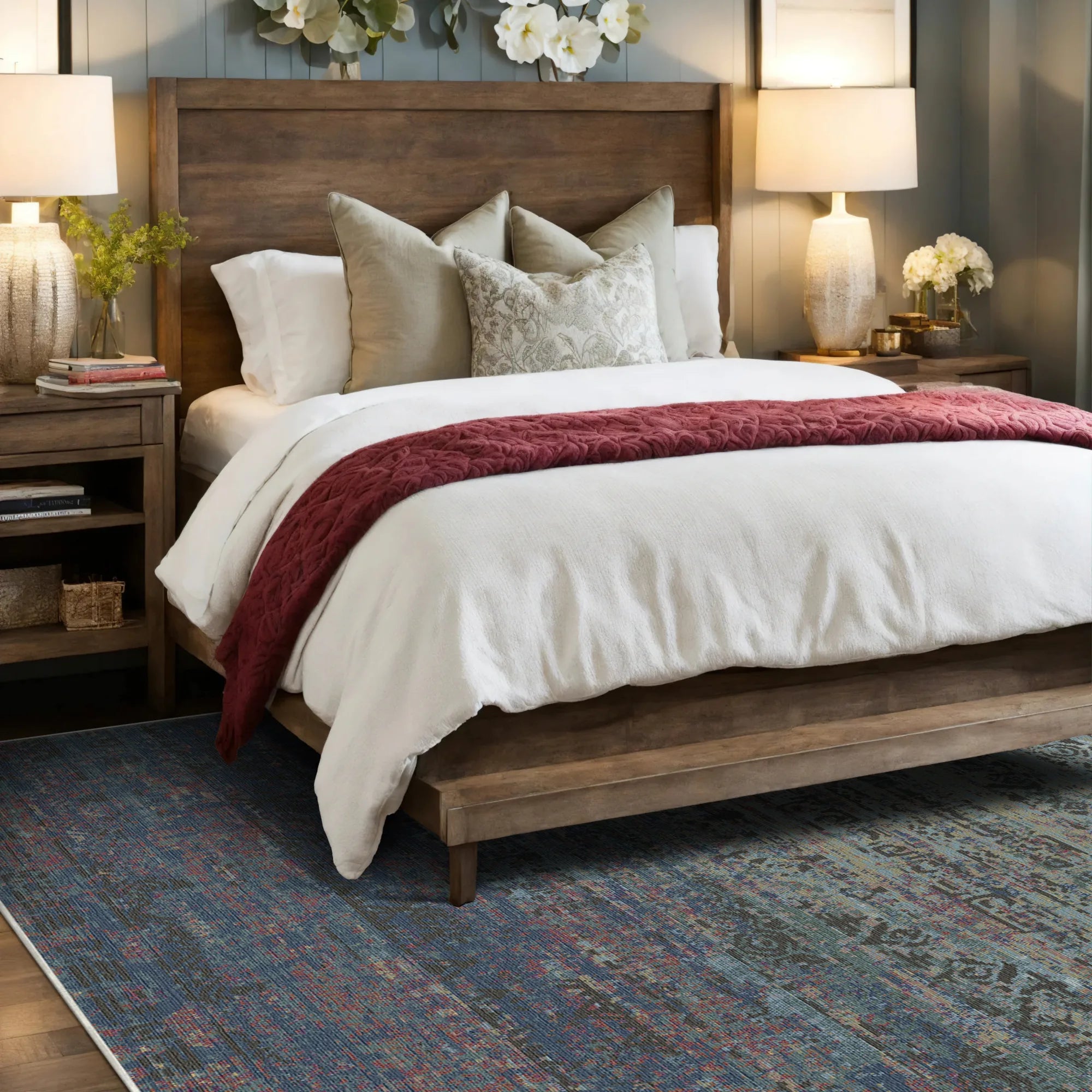 Абстрактний племінний килим у стилі каньйону Антилопи