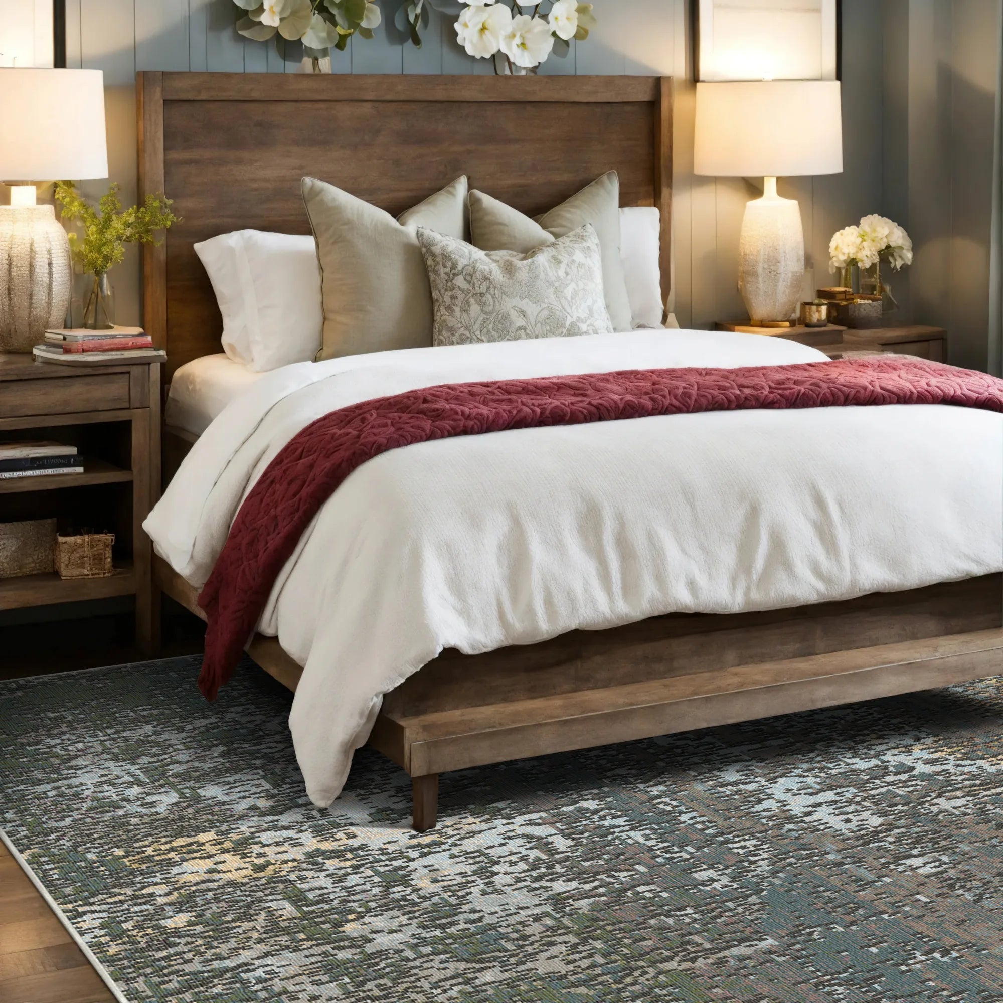 Абстрактний килим з моху Ефеса