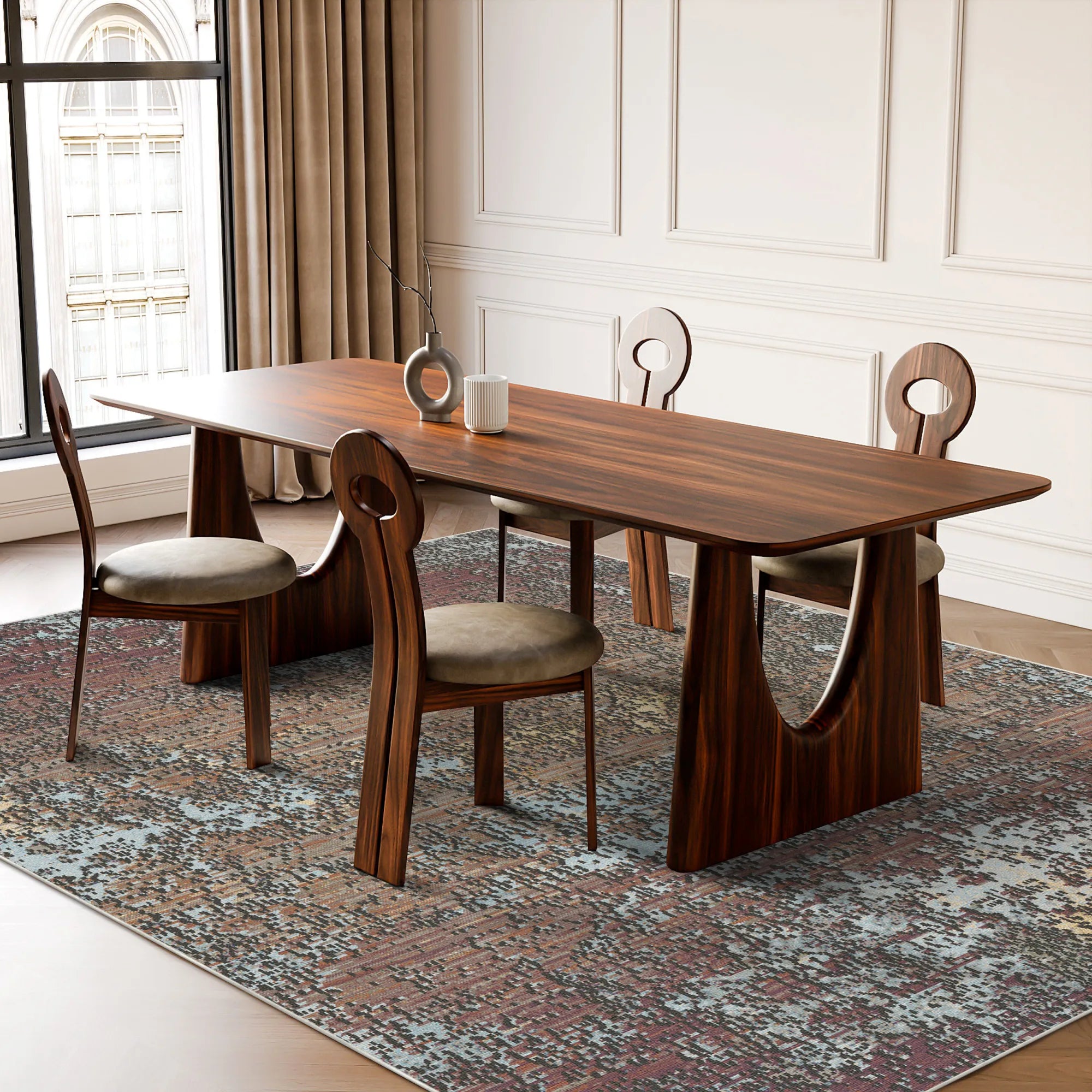 Килим з абстрактним вином Verona