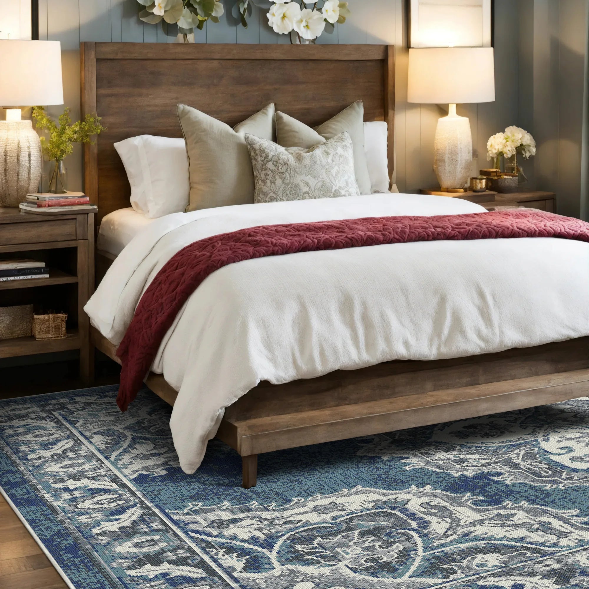 Килим Valencia Blue Heritage Medallion