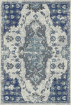 Килим Byzantine Indigo Abstract Medallion Синій