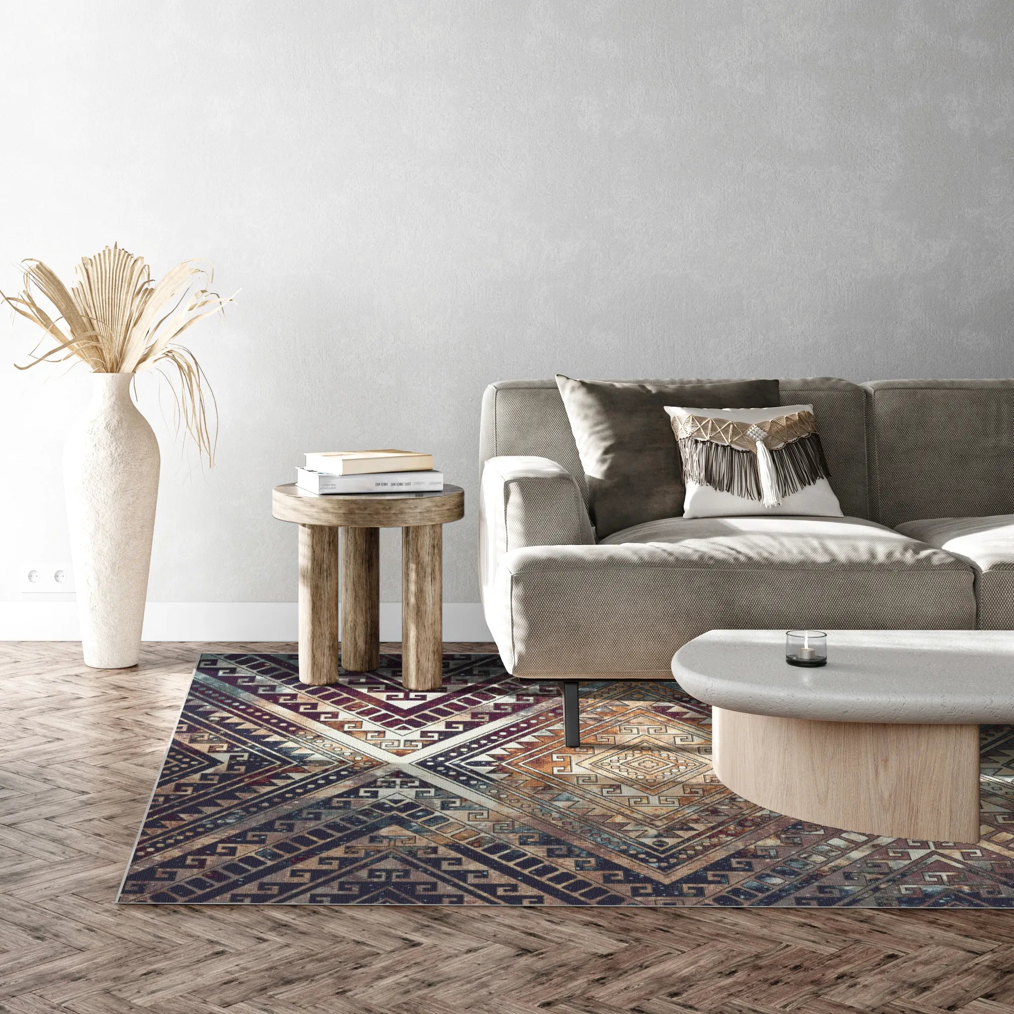 Геометричний трайбл килим Sahara Prismatic