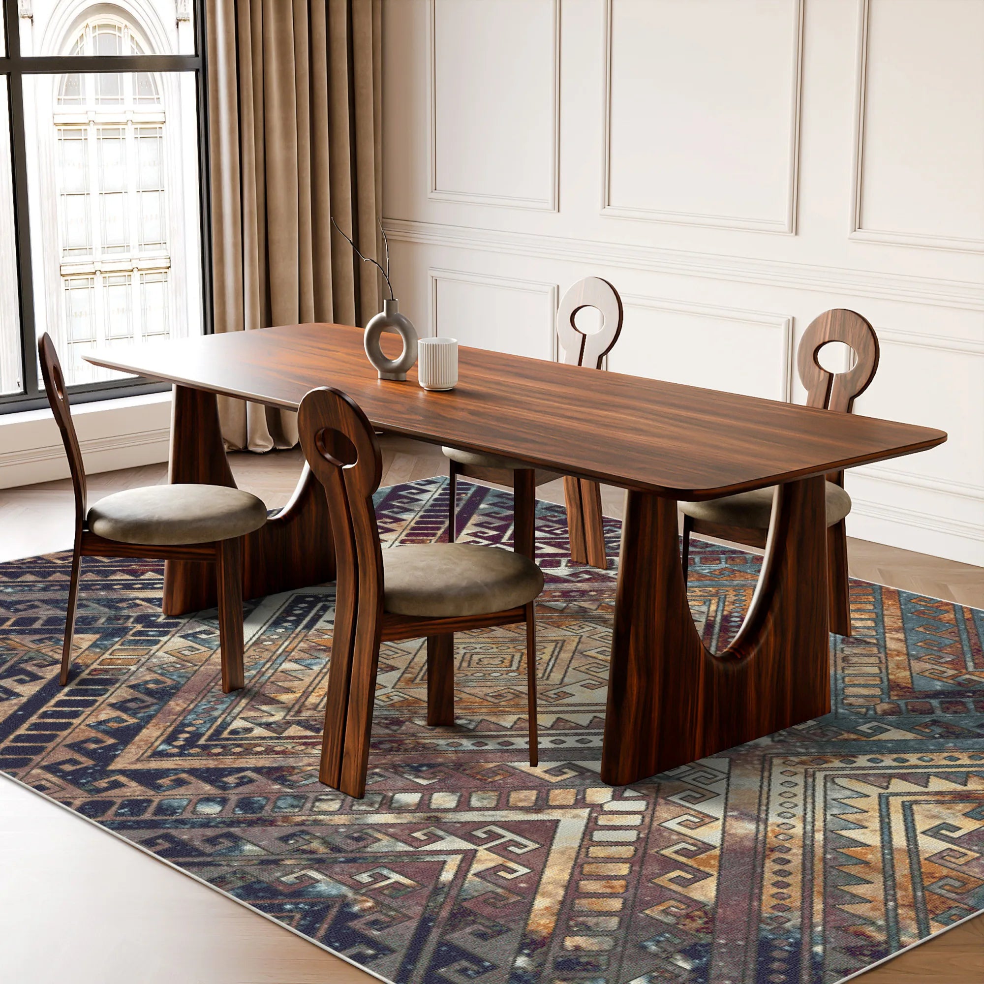 Геометричний трайбл килим Sahara Prismatic