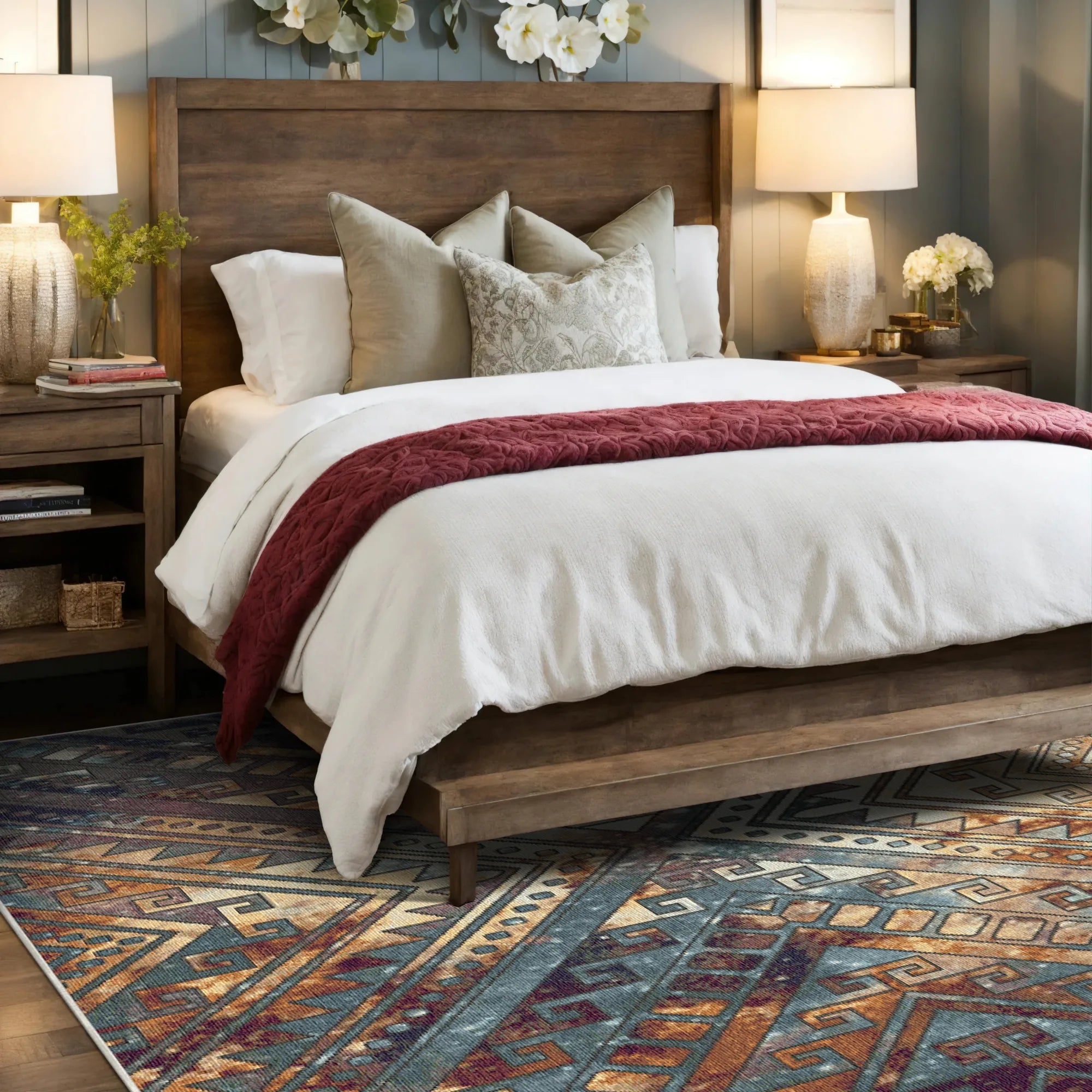 Геометричний трайбл килим Sahara Prismatic