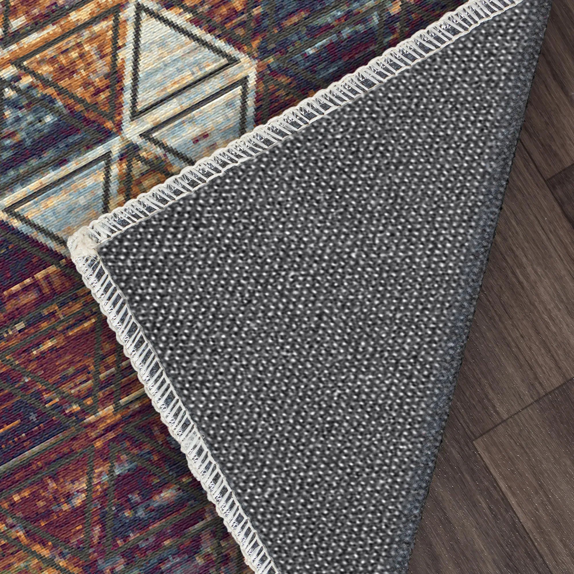 Геометричний абстрактний килим Mosaic Amber