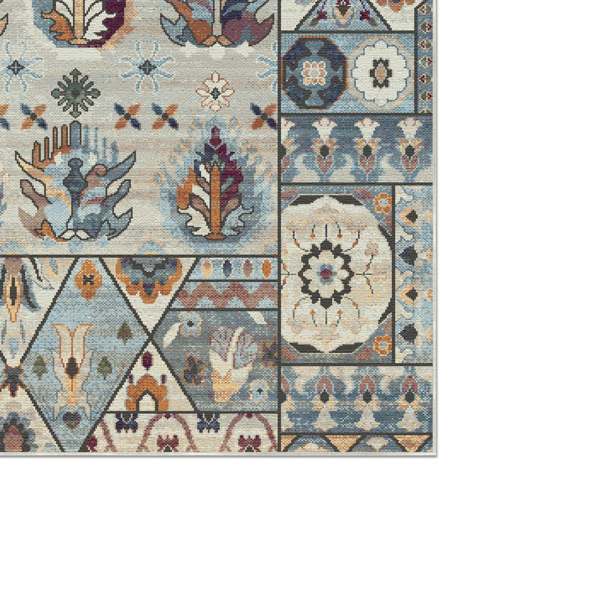 Традиційний геометричний килим Shirvan Bone